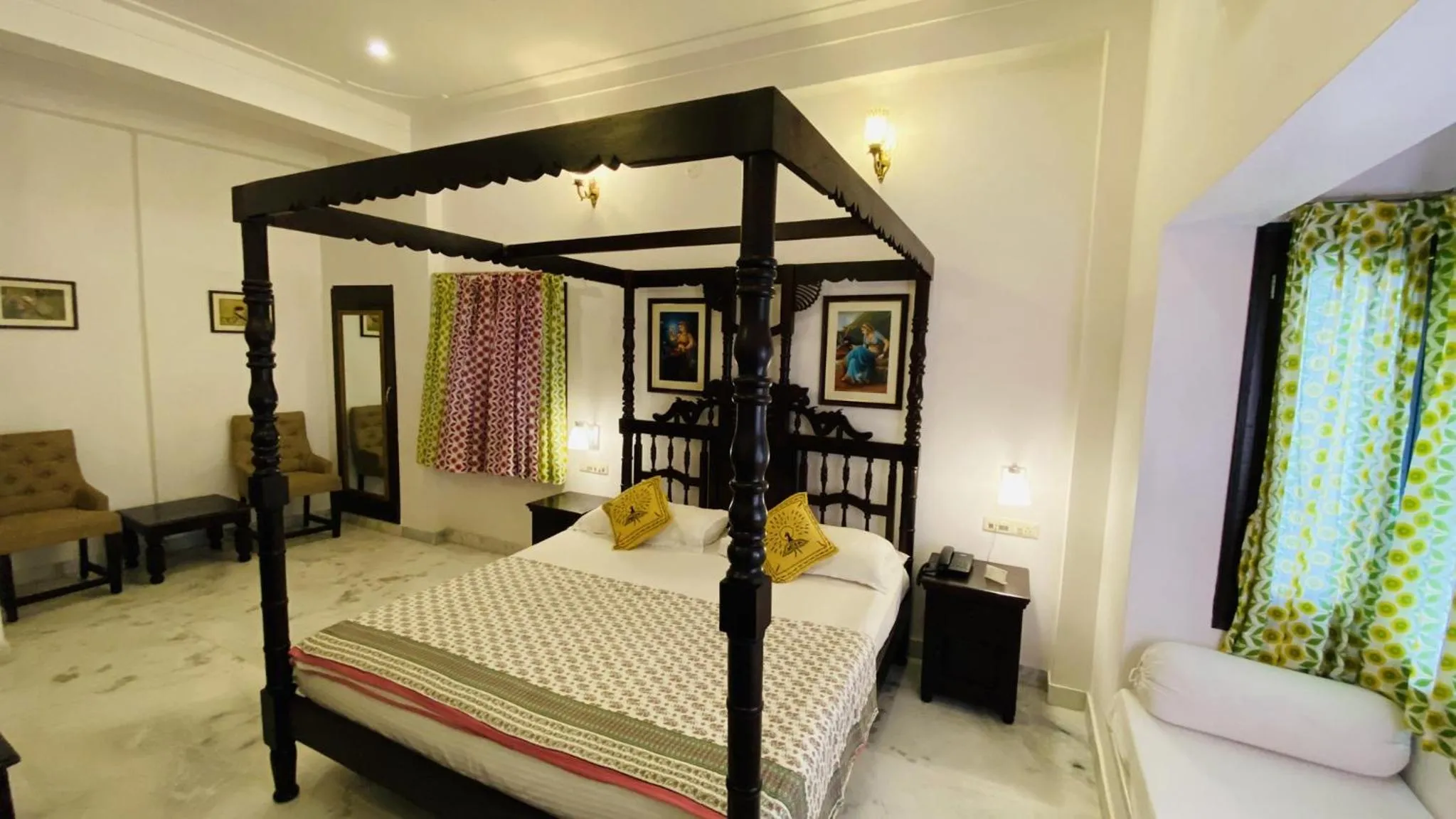 Bedroom, Bed in Kotra Haveli A Boutique Hotel by Lake Pichola