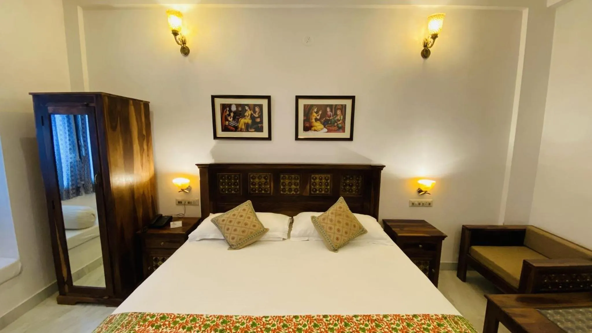 Bedroom, Bed in Kotra Haveli A Boutique Hotel by Lake Pichola