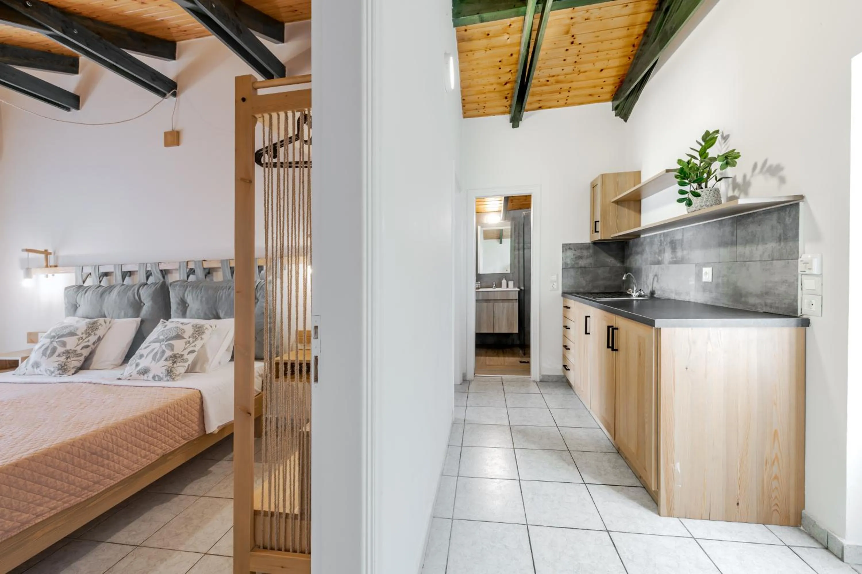 Bed in Sunset Apartments