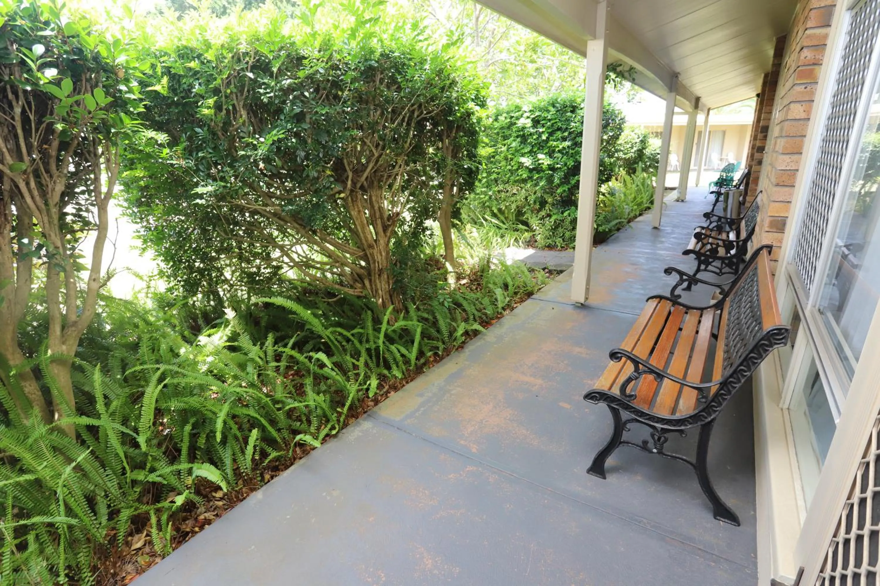 Patio in Sleepy Hill Motor Inn