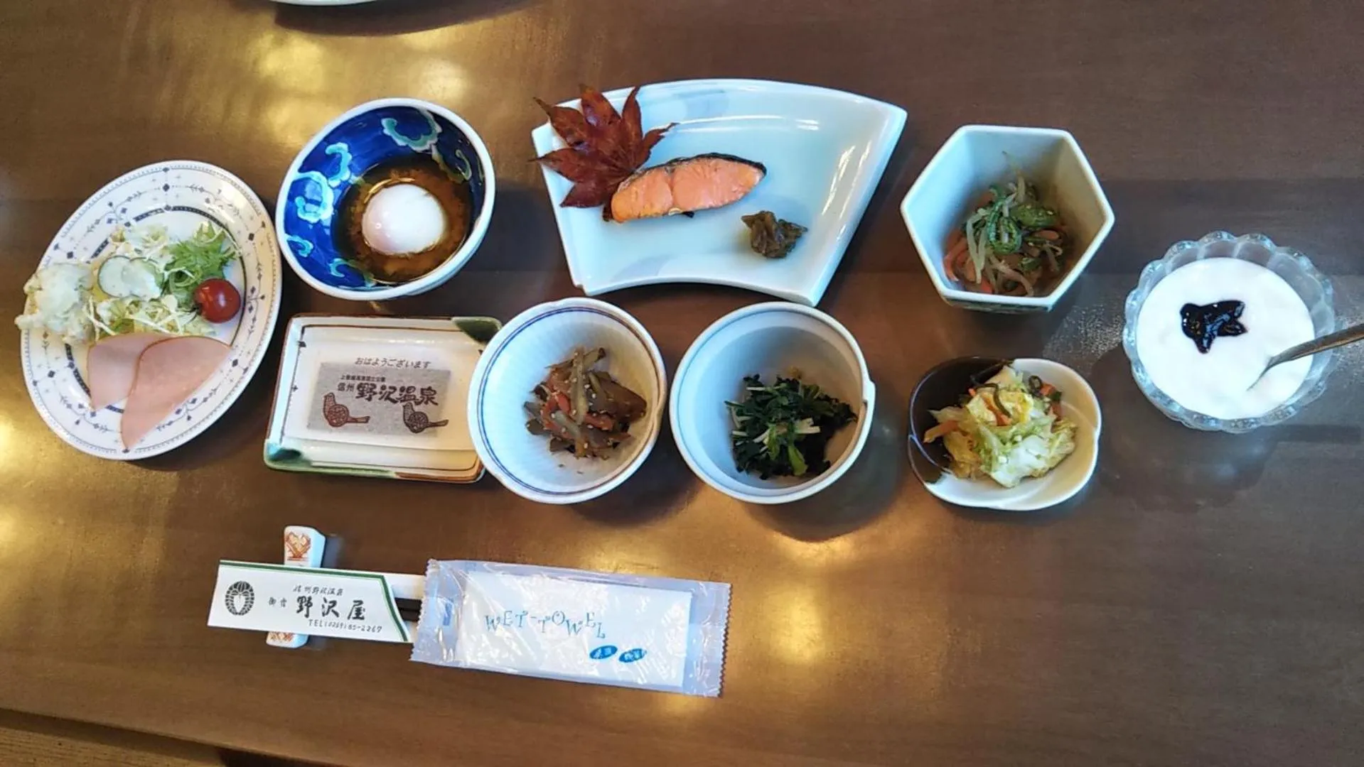 Breakfast in Oyado Nozawaya