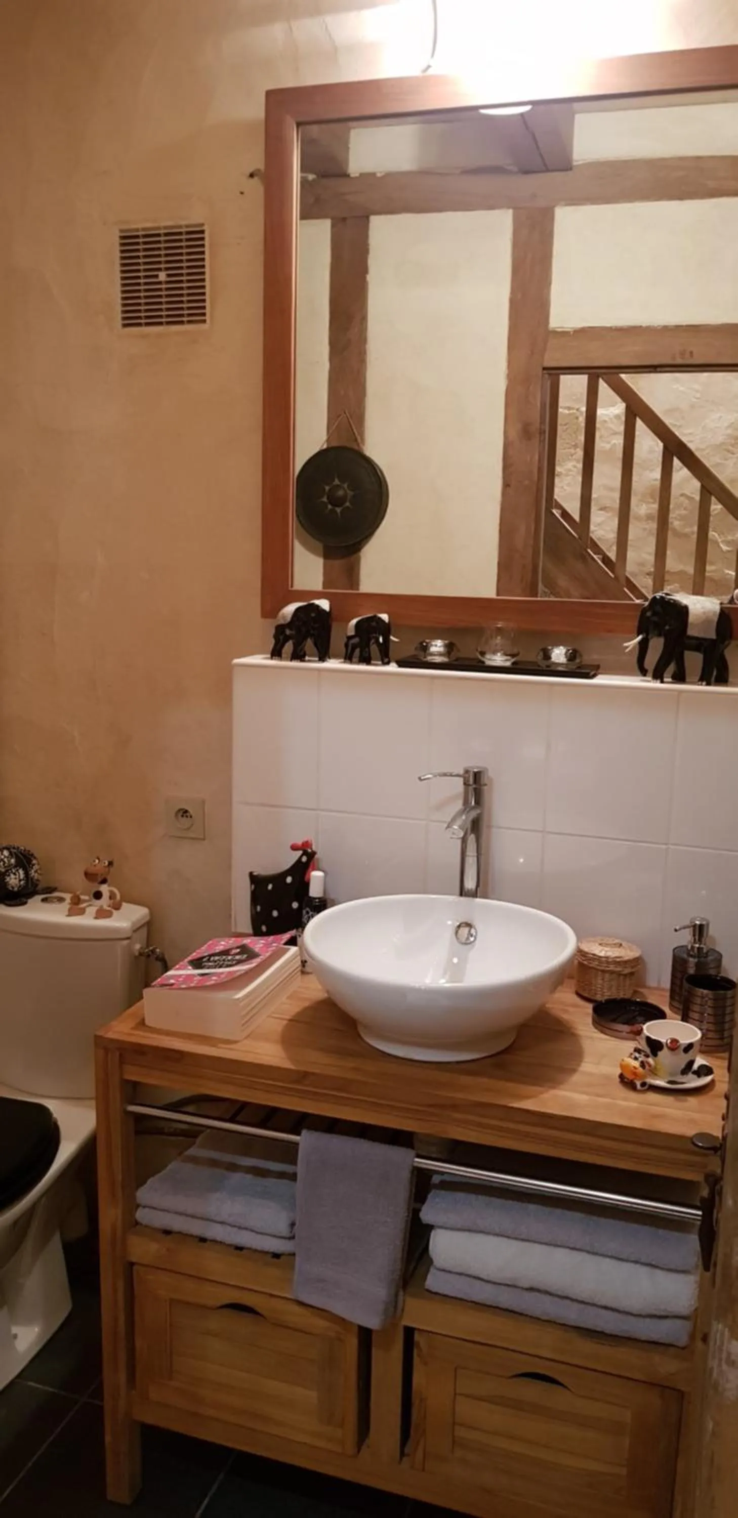 Bathroom in Château de la Cressonnière