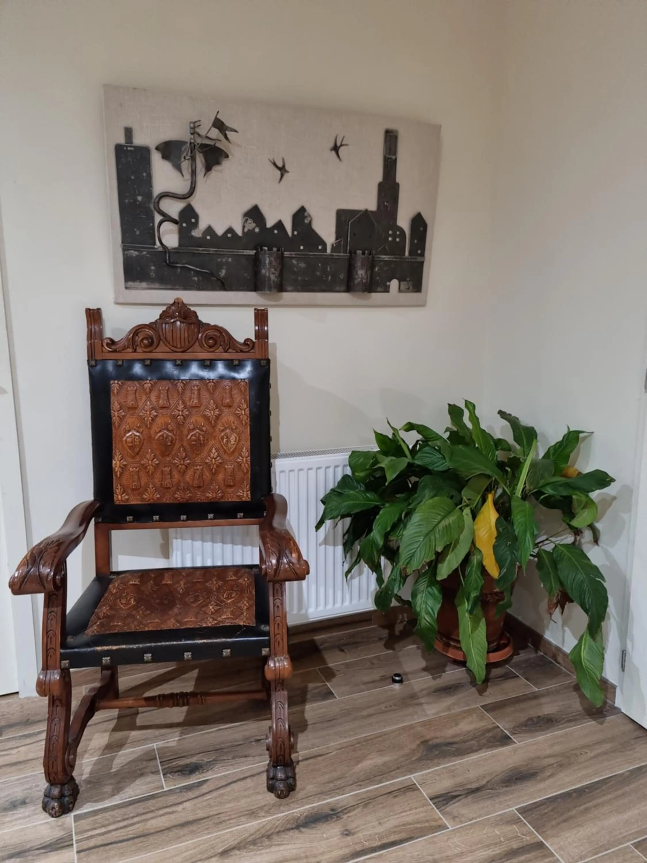 Living room in Château de la Cressonnière
