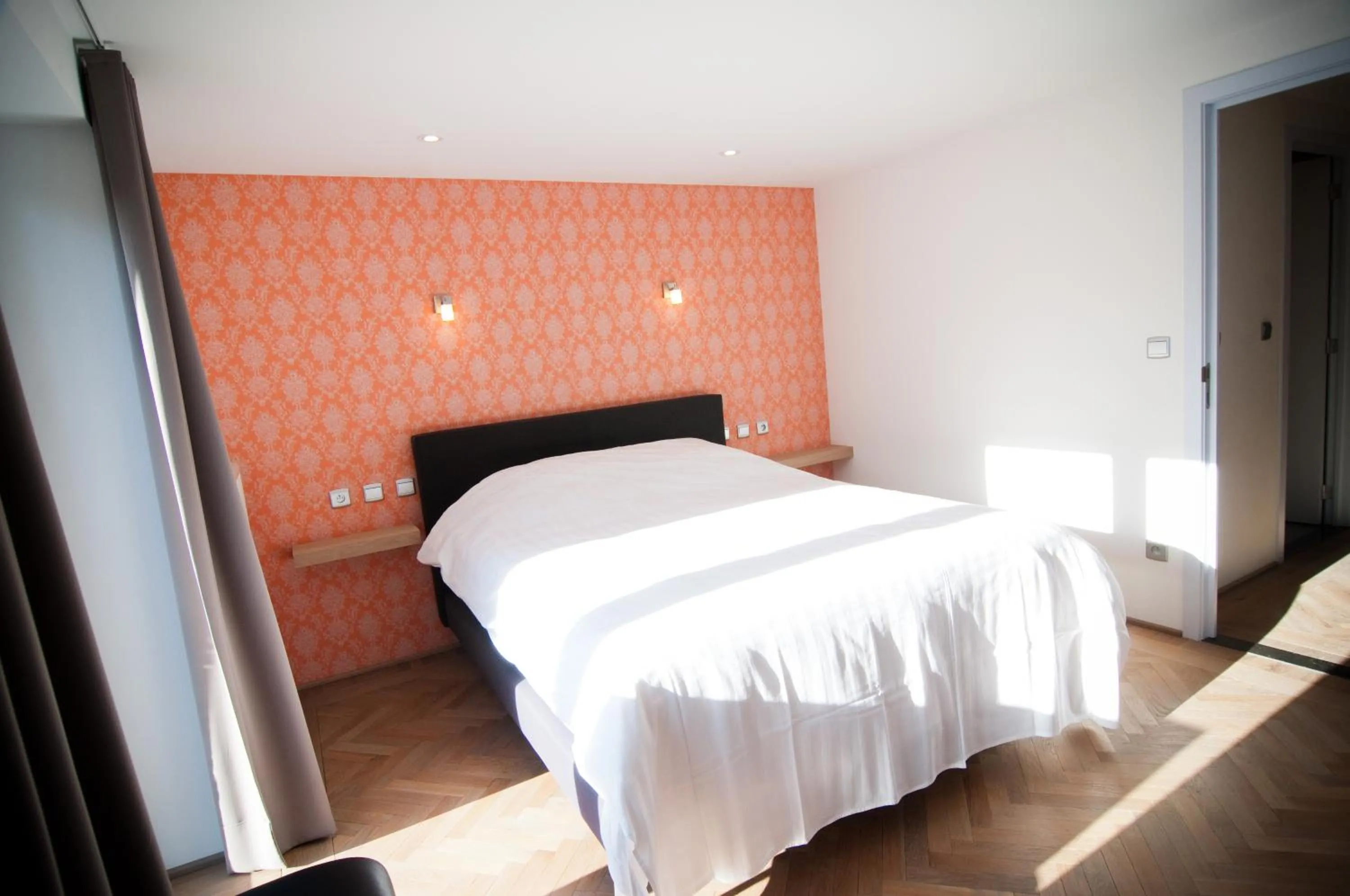 Bedroom, Bed in Apartment De Maasnacht