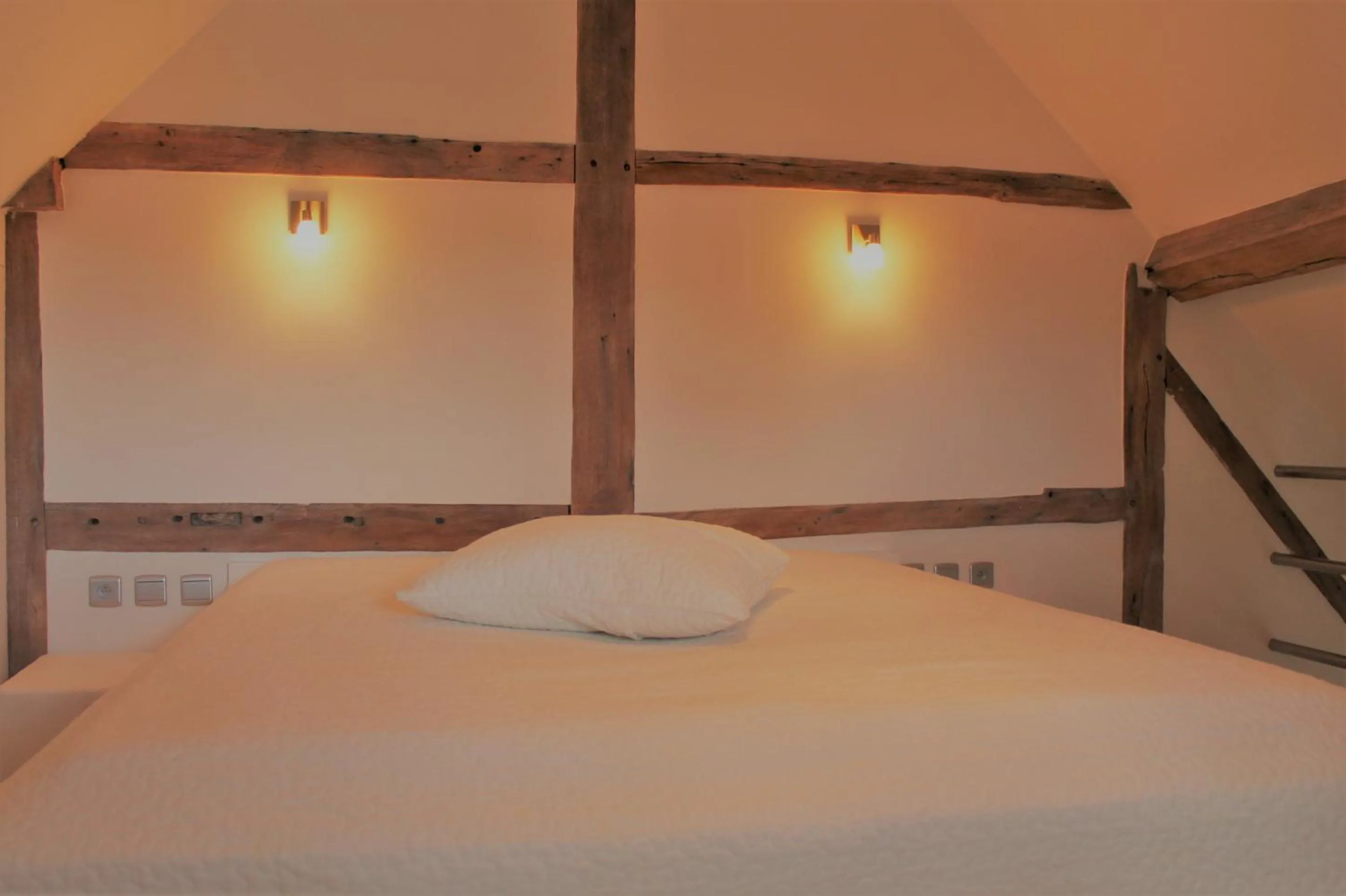 Bedroom, Bed in Apartment De Maasnacht