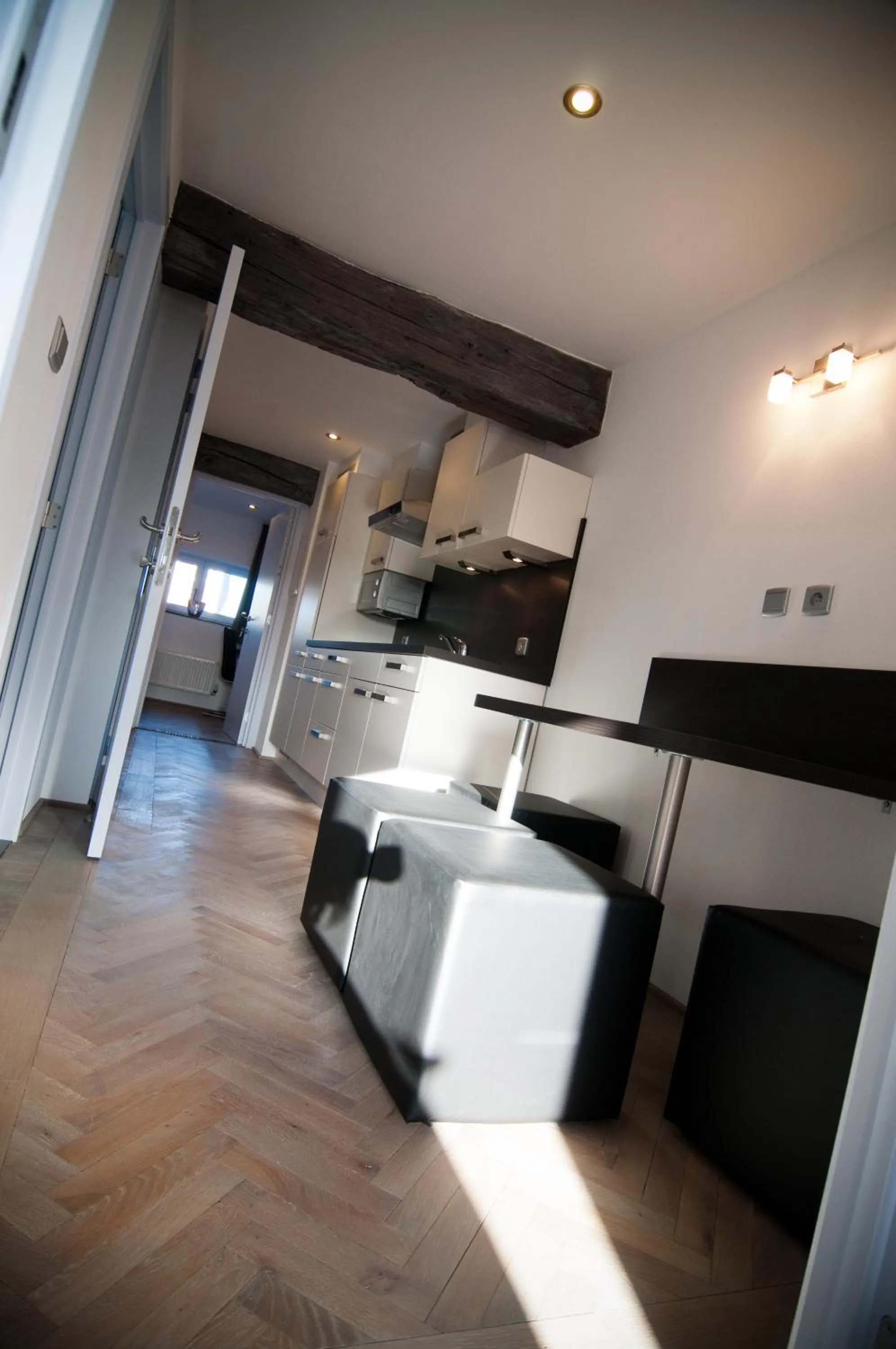 Kitchen or kitchenette in Apartment De Maasnacht