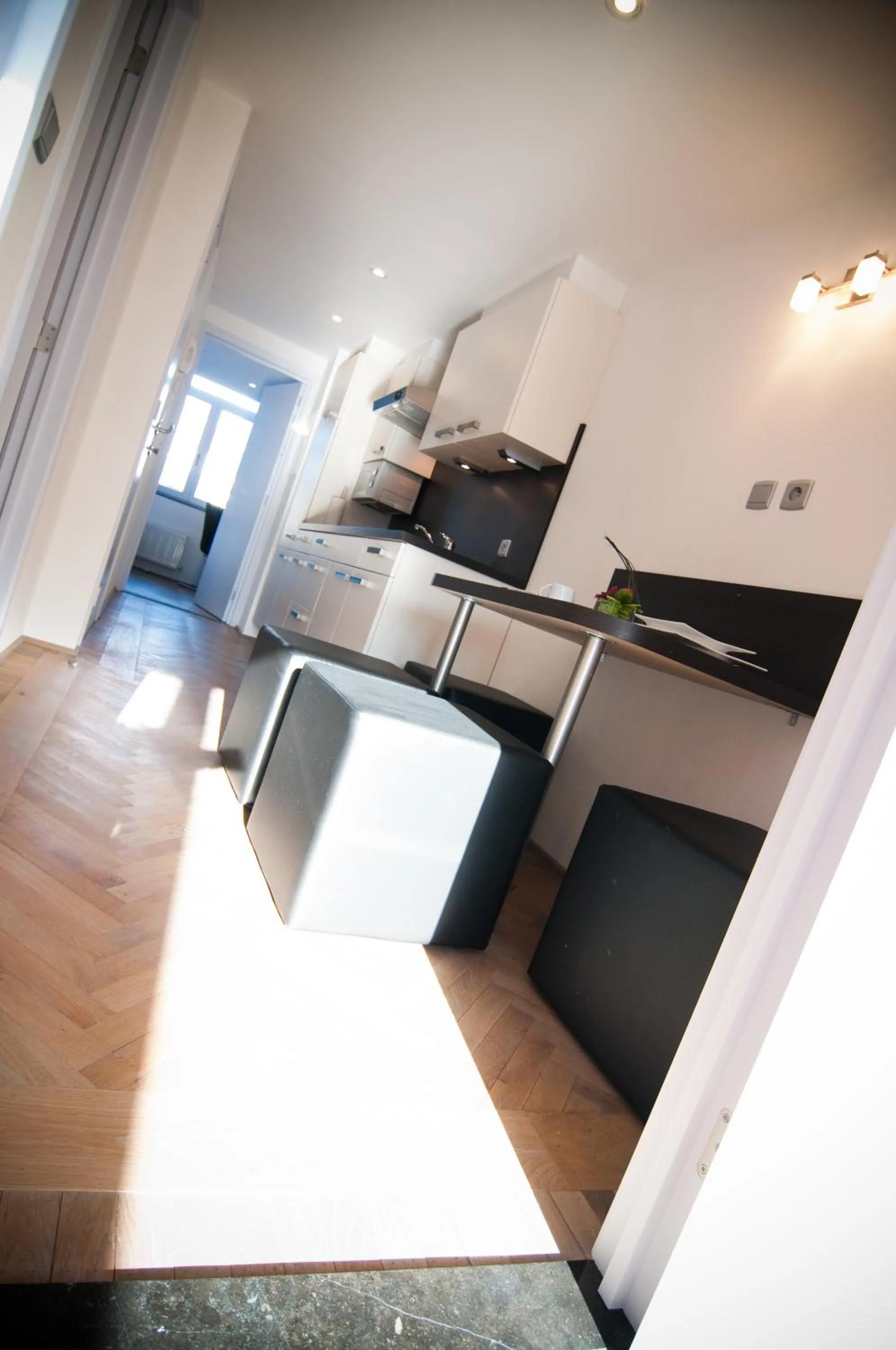 Kitchen or kitchenette in Apartment De Maasnacht