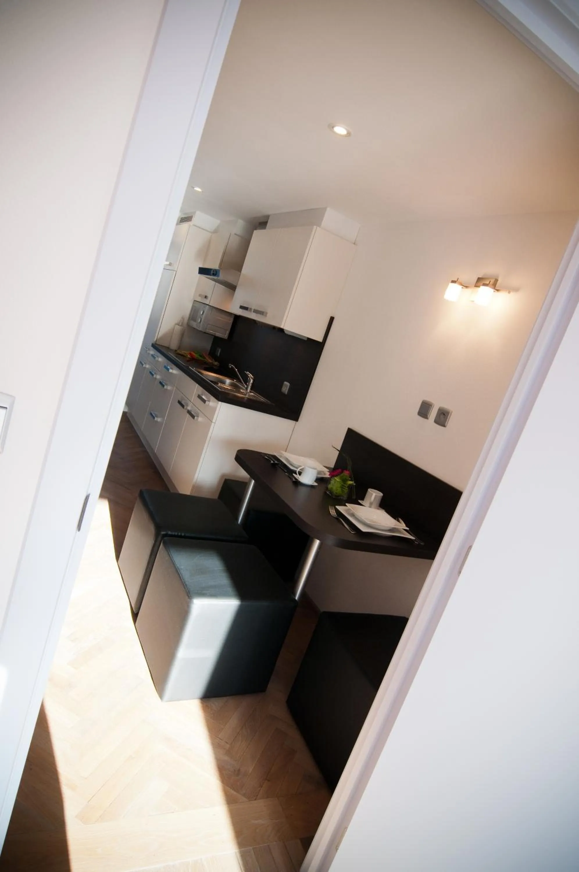 Kitchen or kitchenette in Apartment De Maasnacht