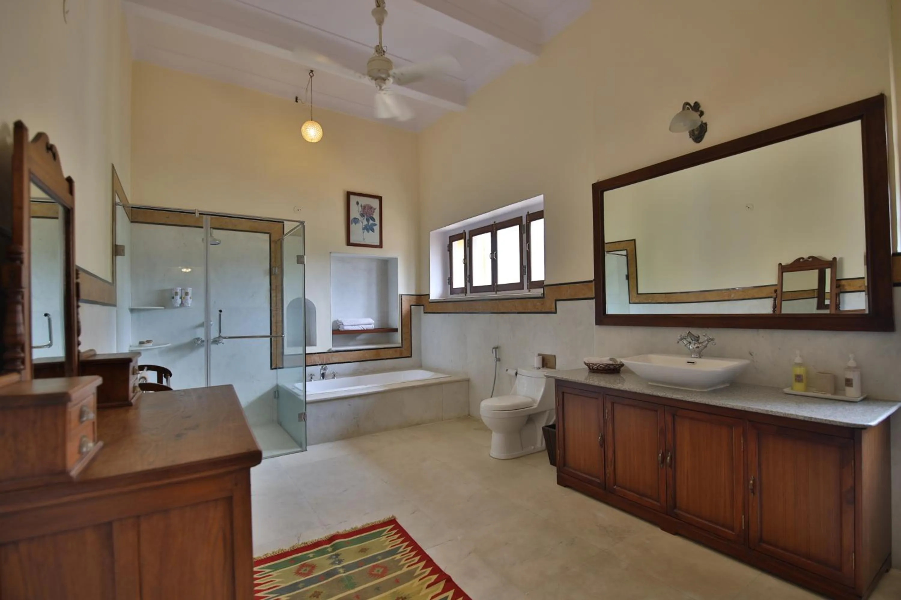 Bathroom in Roop Niwas Kothi, Near Mandawa