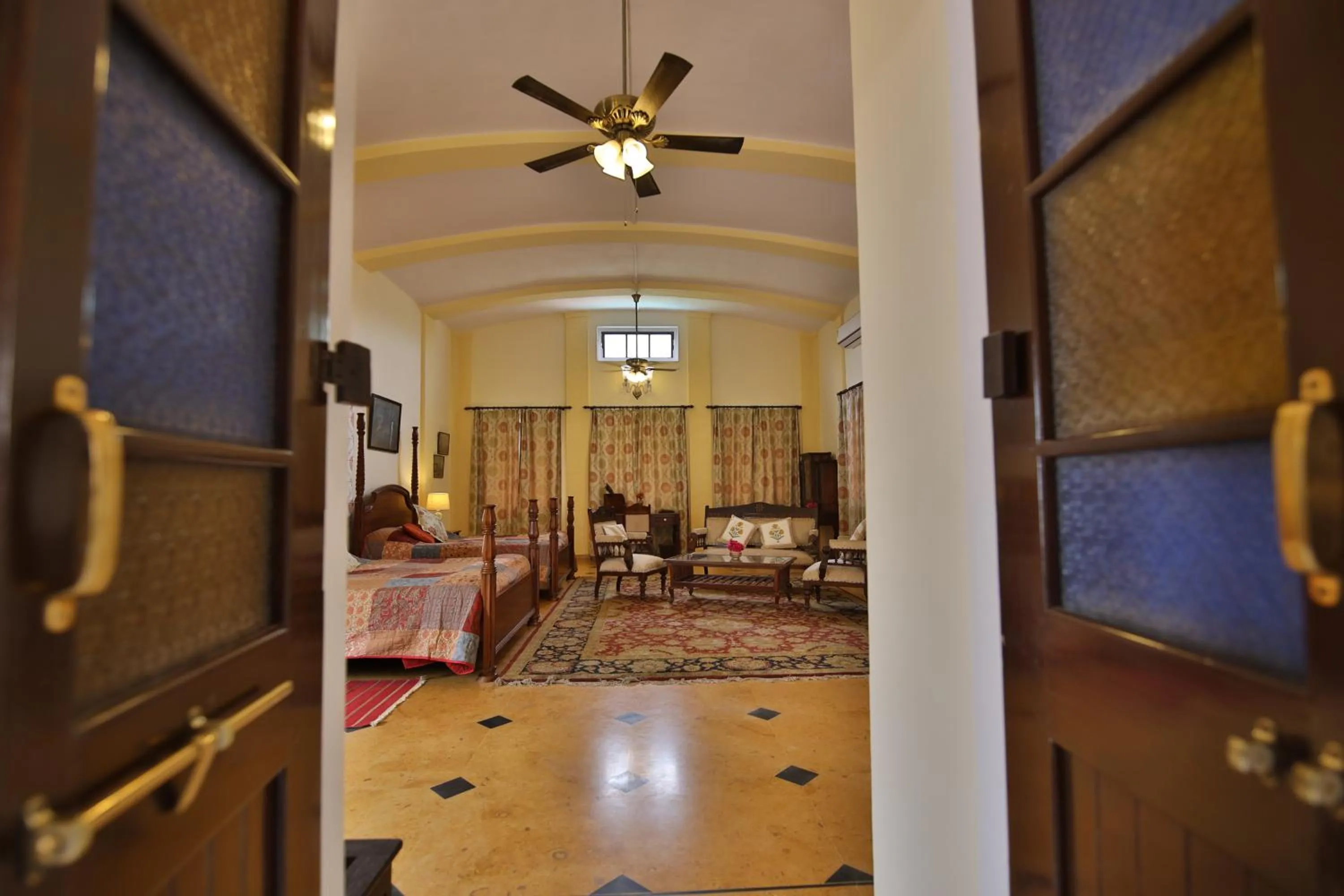 Bedroom in Roop Niwas Kothi, Near Mandawa