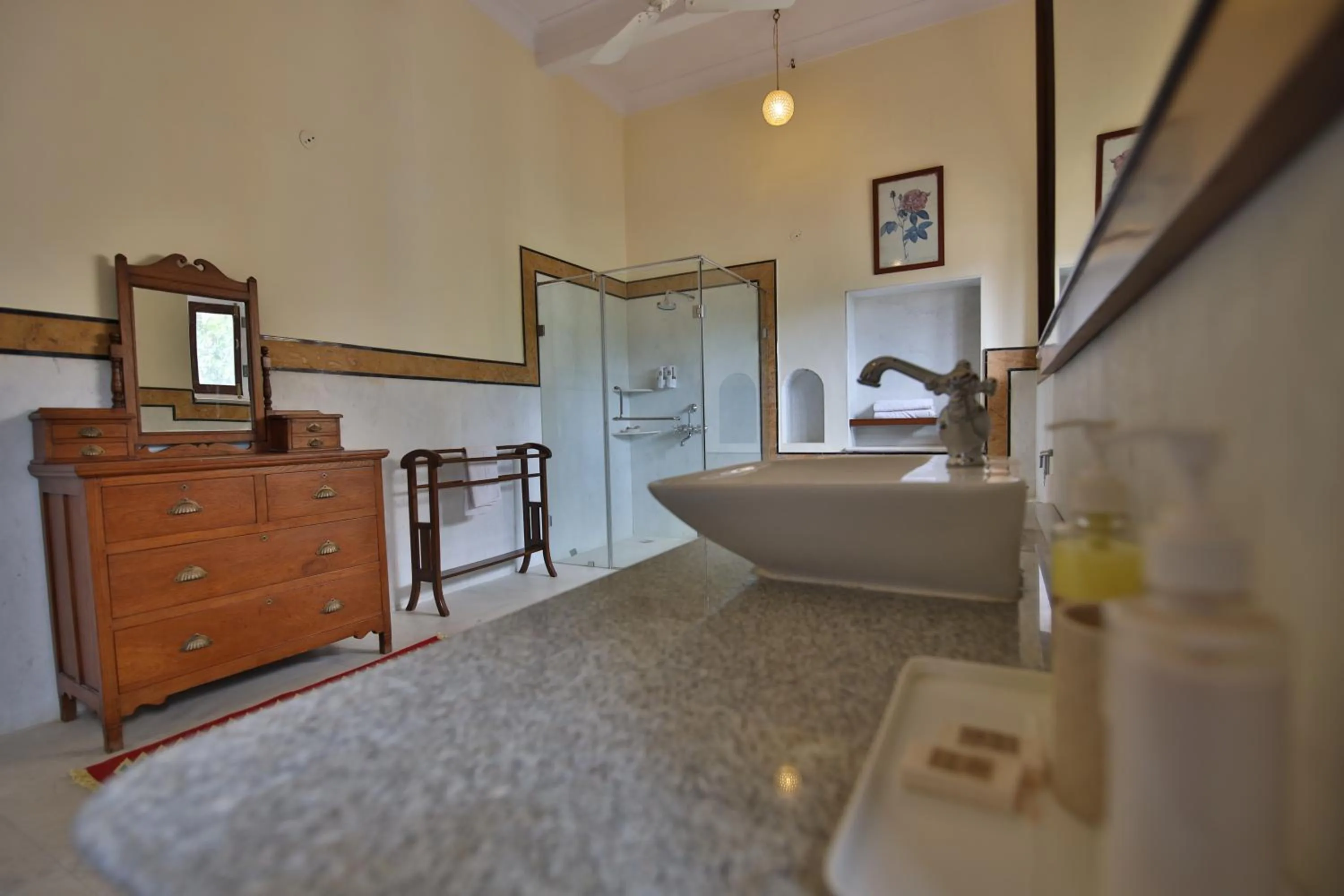 Bathroom in Roop Niwas Kothi, Near Mandawa