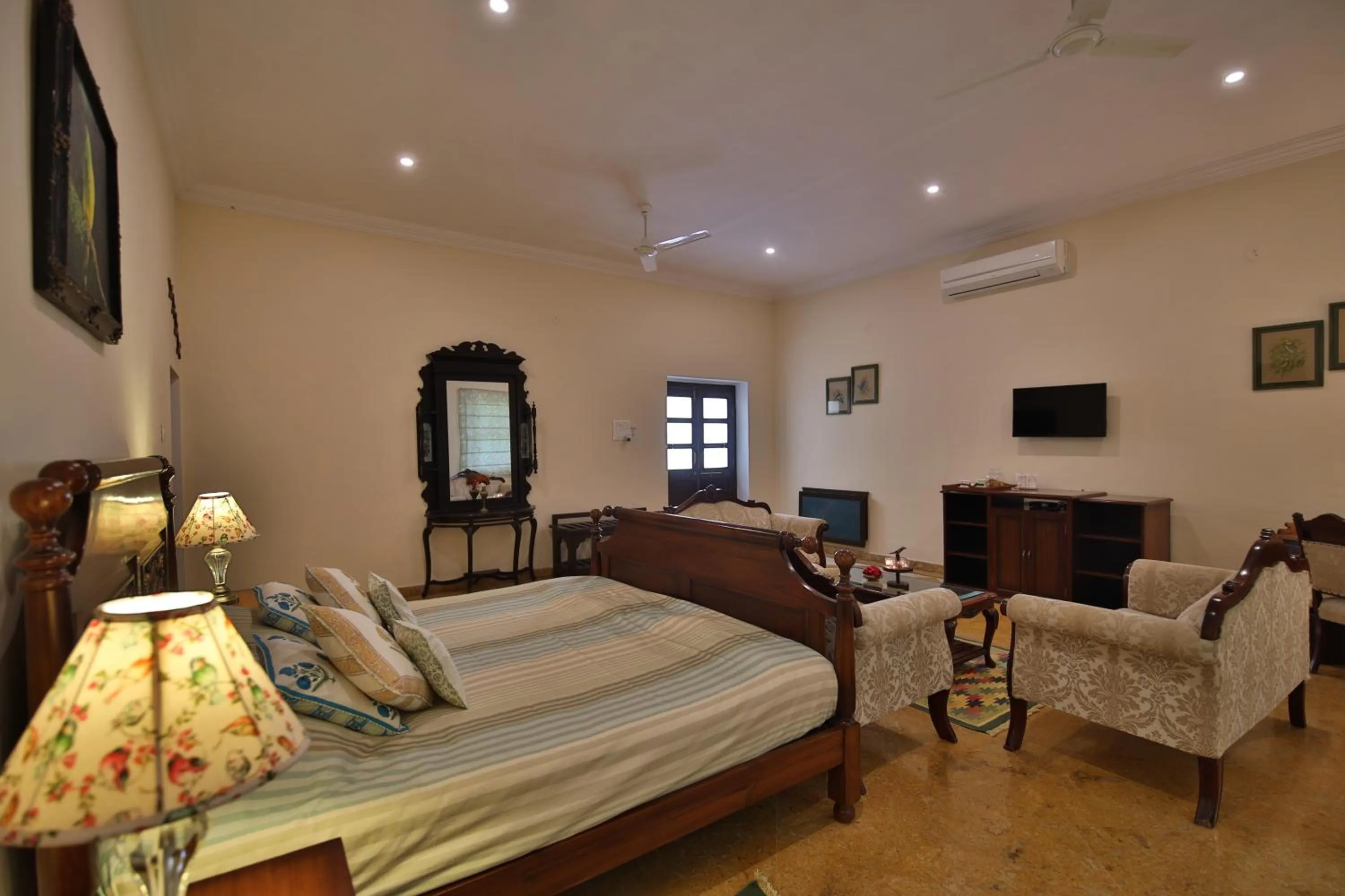 Bed in Roop Niwas Kothi, Near Mandawa