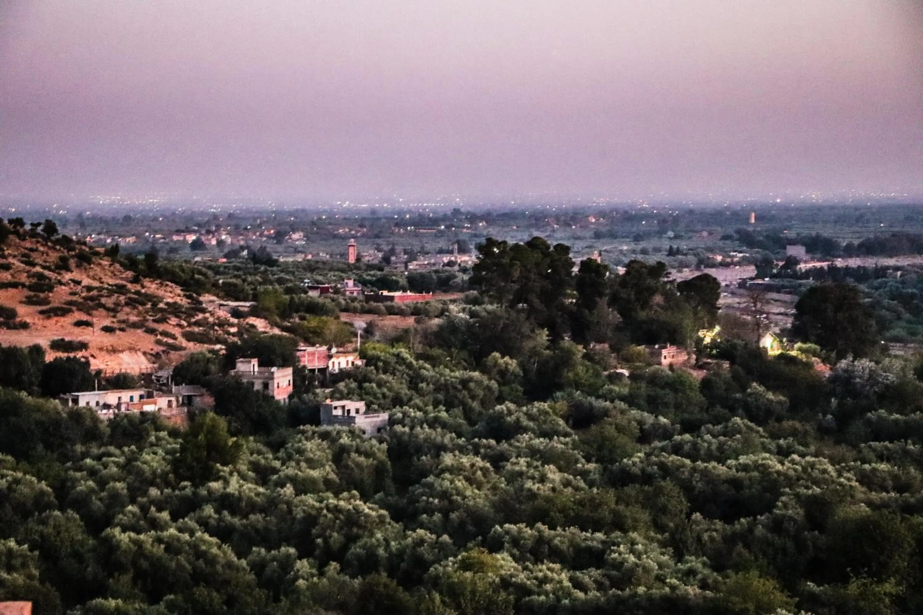 Bird's eye view in Riad Kasbah Omar
