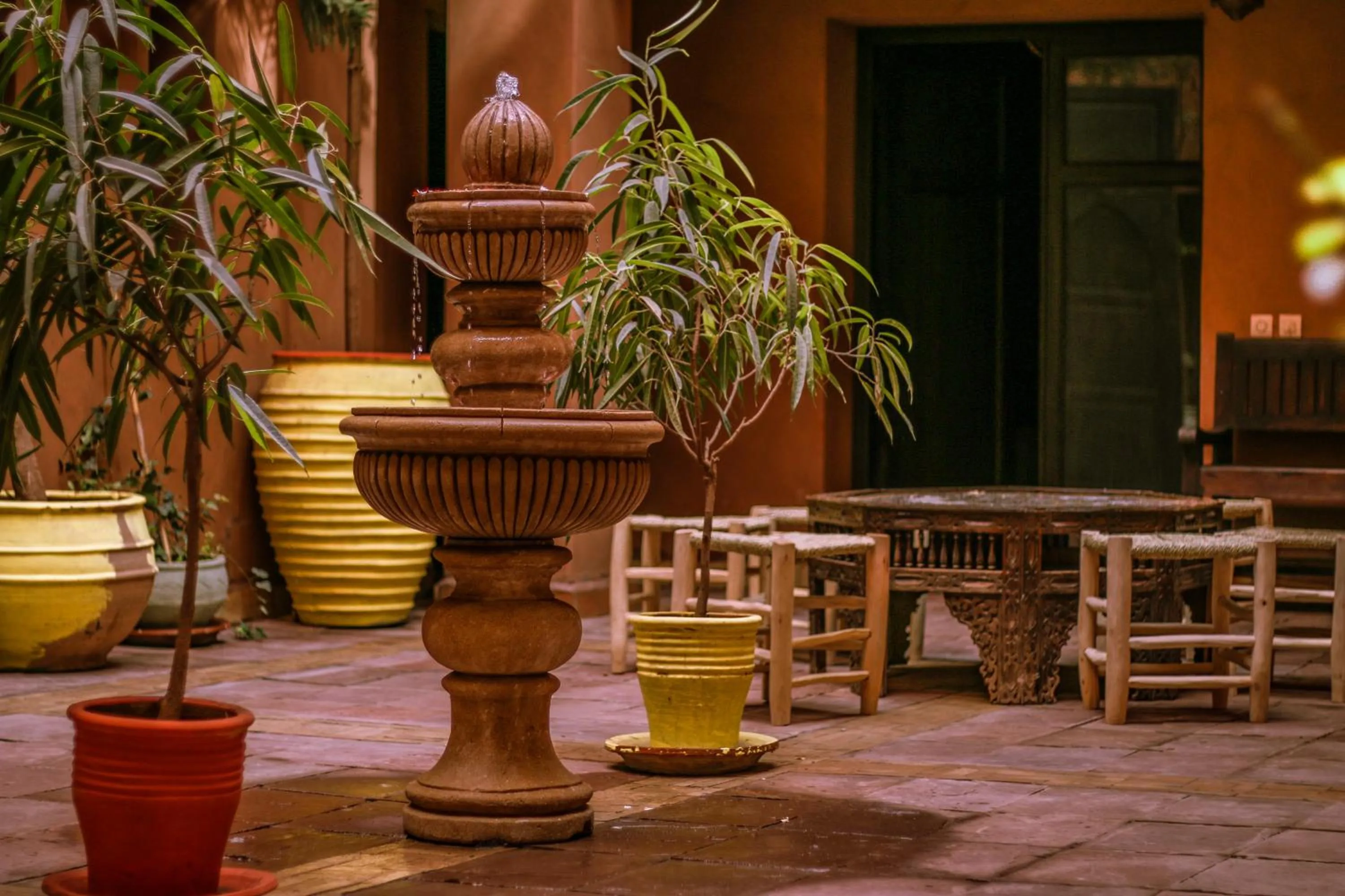 Landmark view in Riad Kasbah Omar