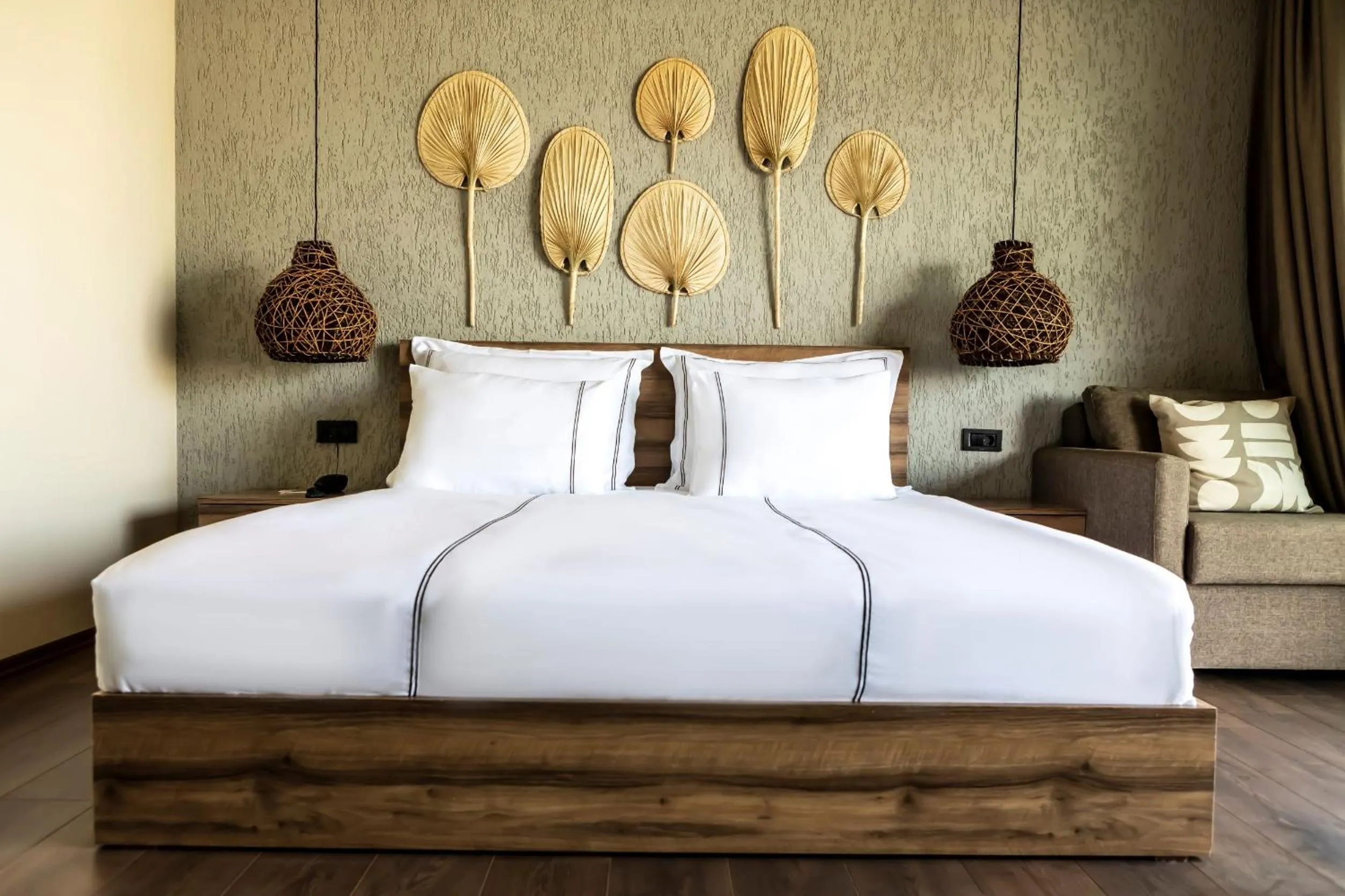 Bed in KHAI HOTEL BODRUM