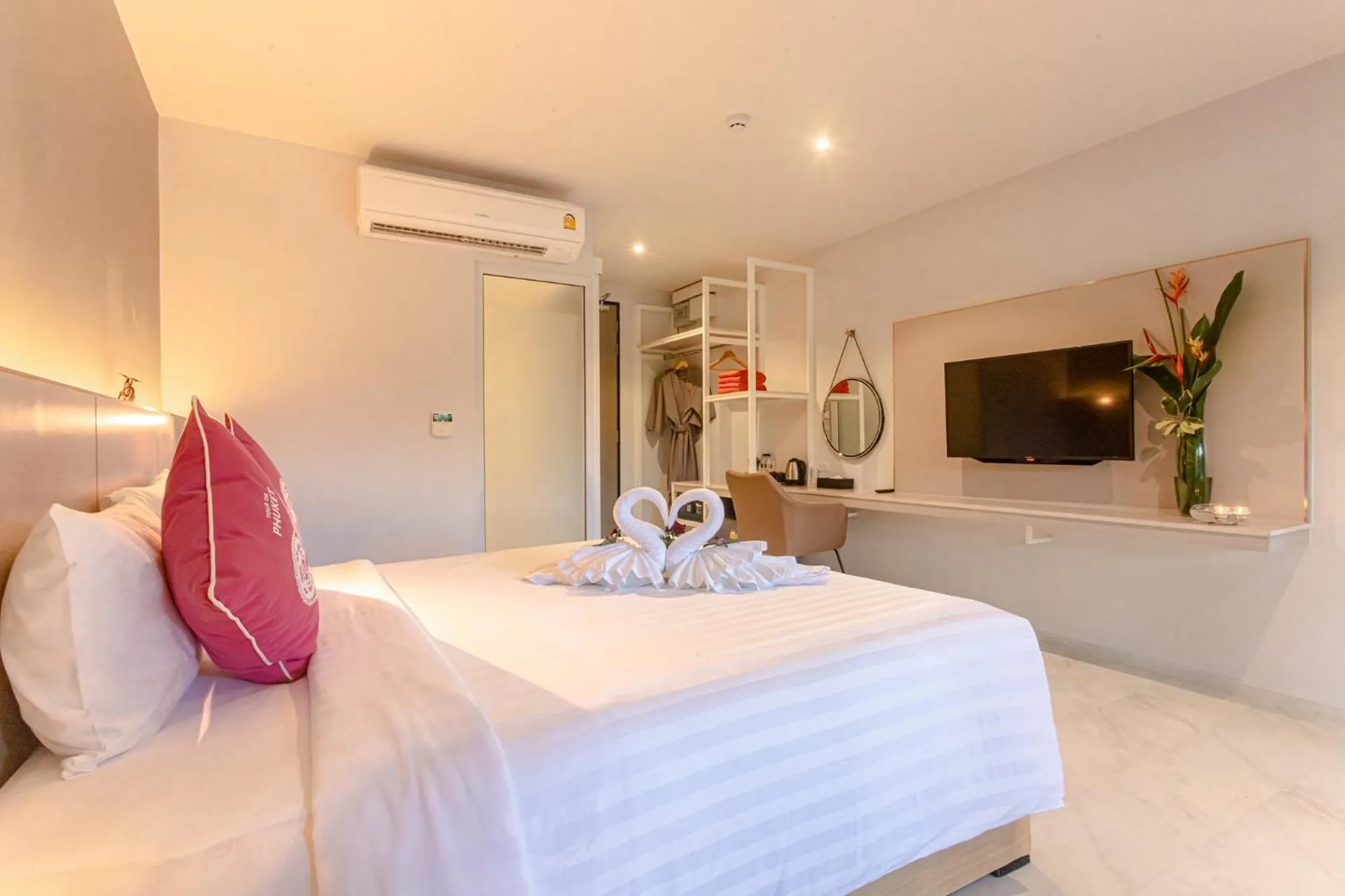 Bedroom, Bed in Tour De Phuket Hotel - SHA Plus
