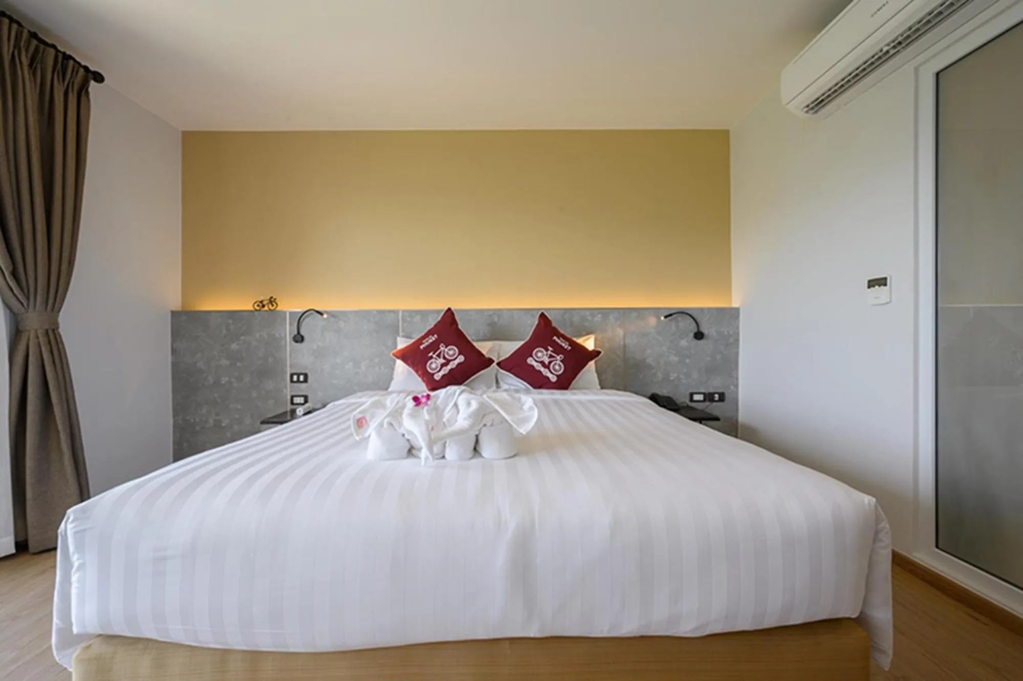 Bed in Tour De Phuket Hotel - SHA Plus