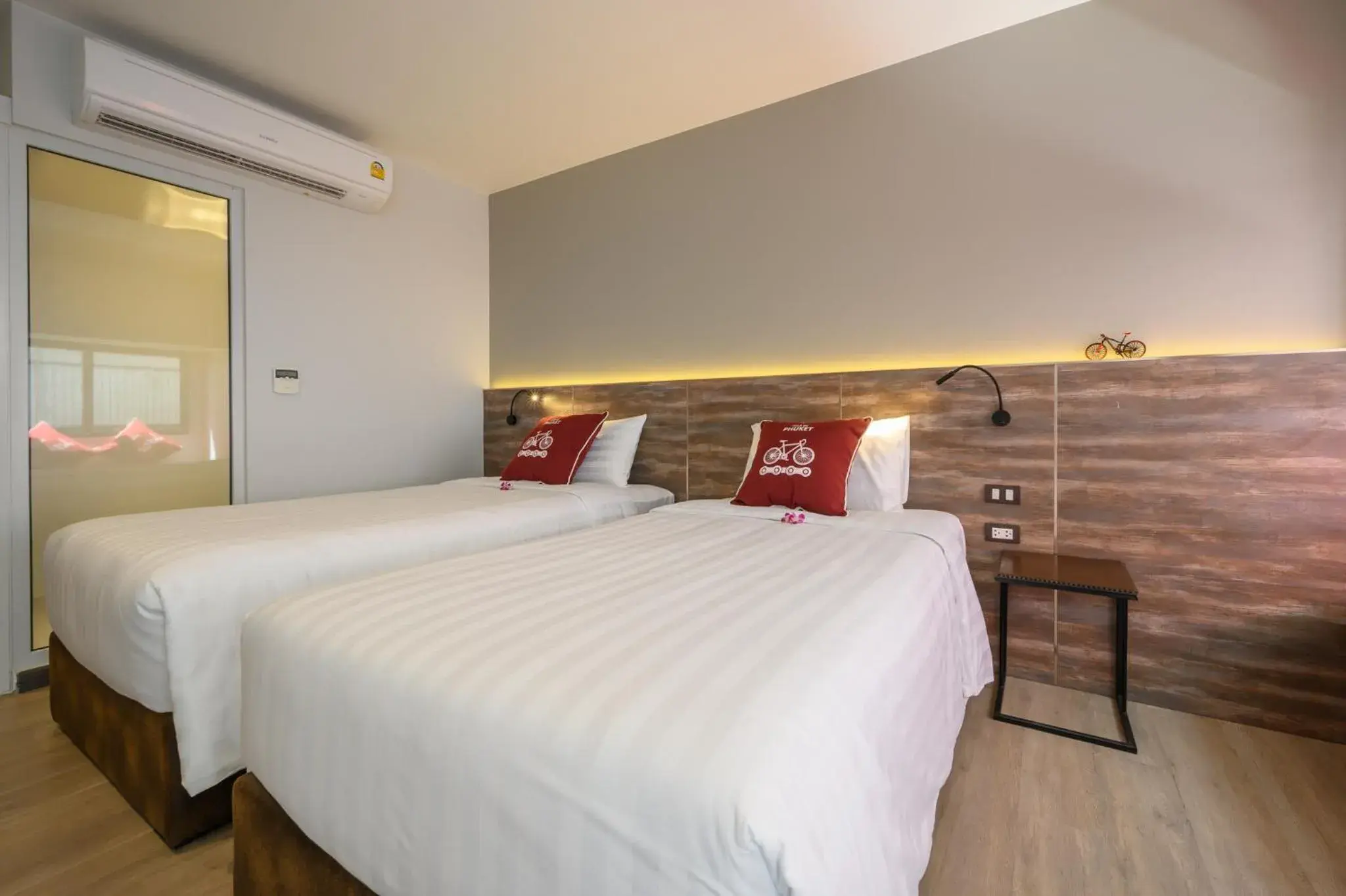 Bedroom, Bed in Tour De Phuket Hotel - SHA Plus Bedroom, Bed in Tour De Phuket Hotel - SHA Plus