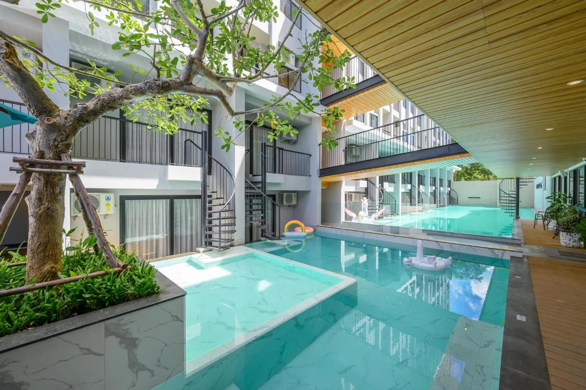 Swimming pool in Tour De Phuket Hotel - SHA Plus