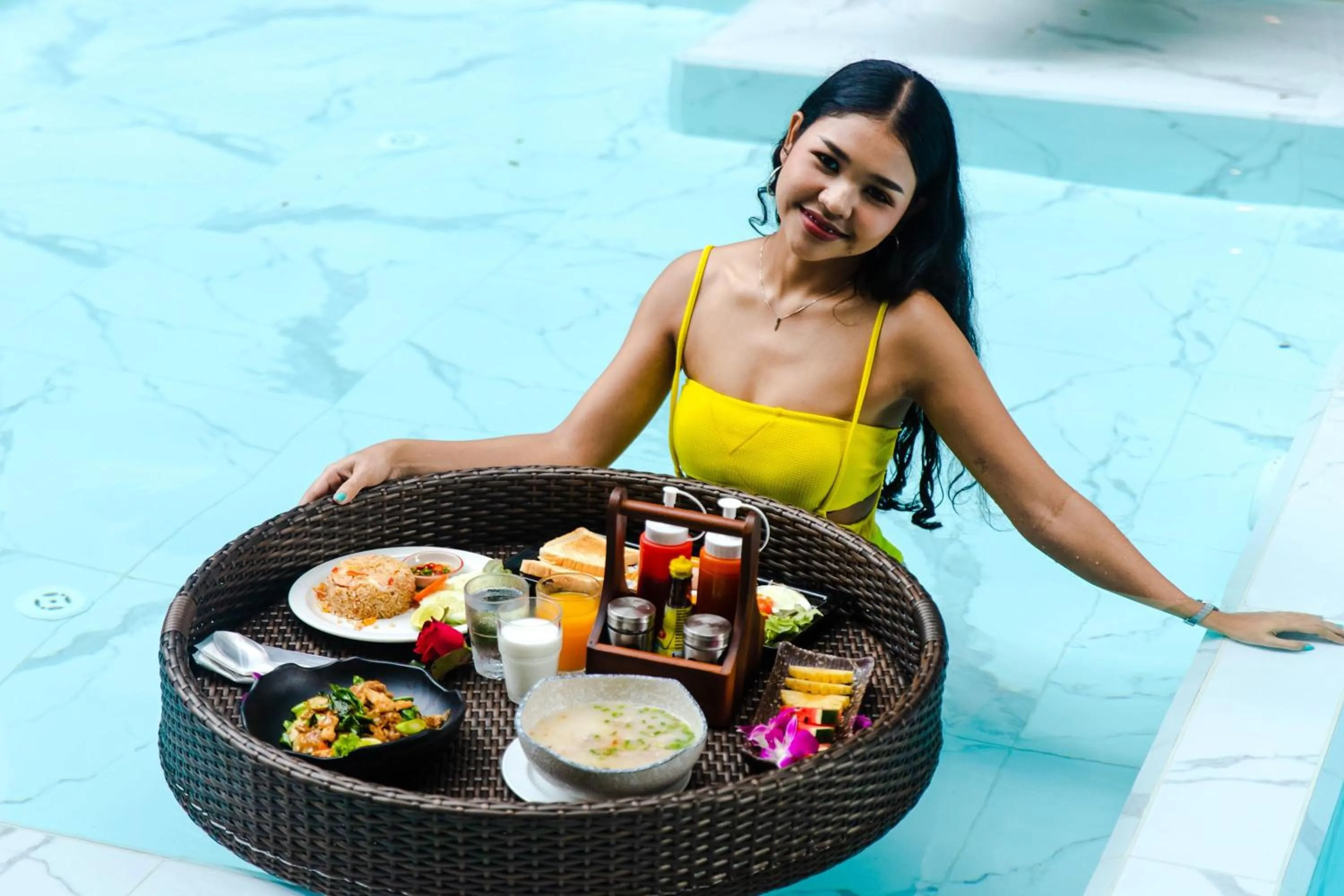 Swimming pool in Tour De Phuket Hotel - SHA Plus