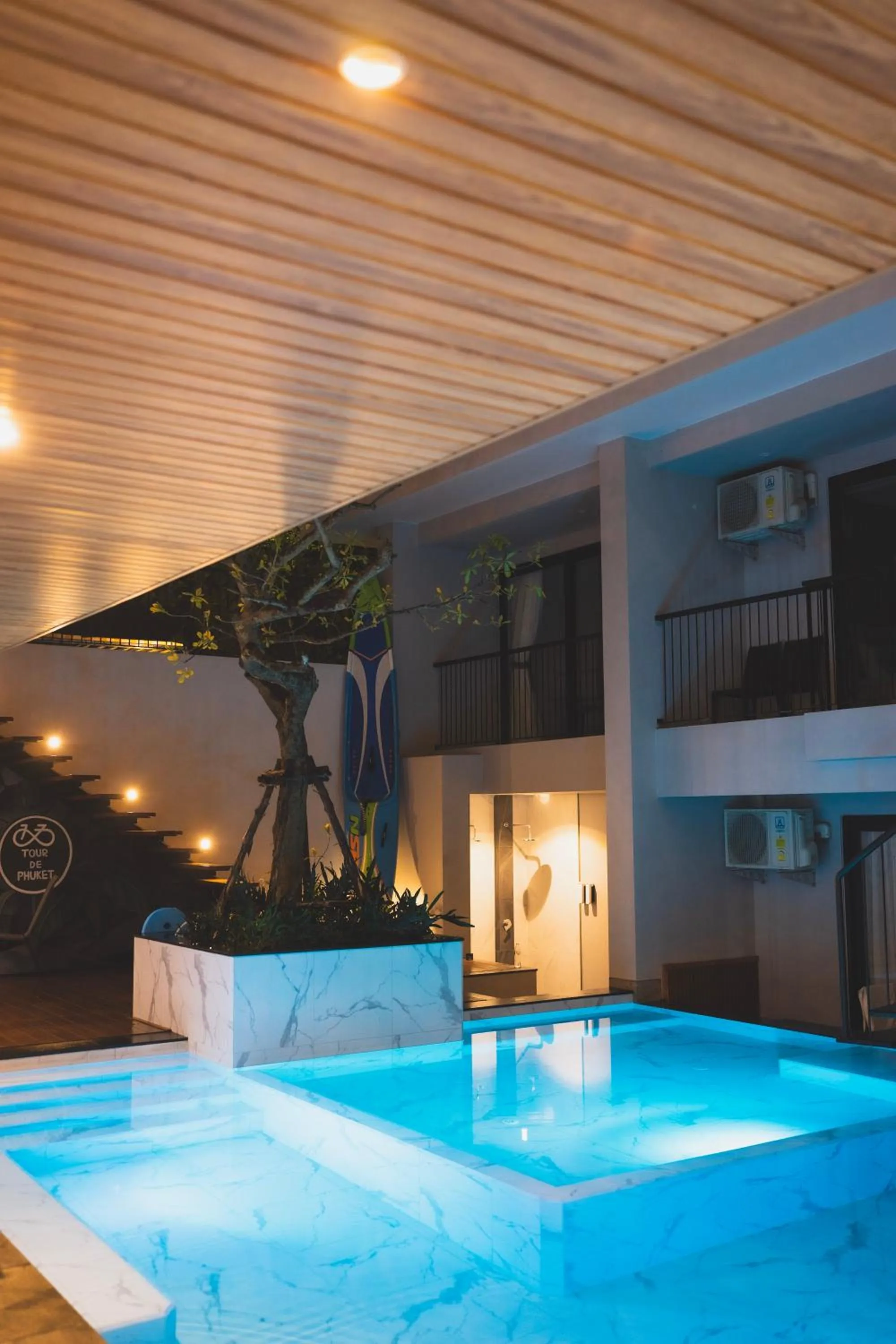 Swimming pool in Tour De Phuket Hotel - SHA Plus