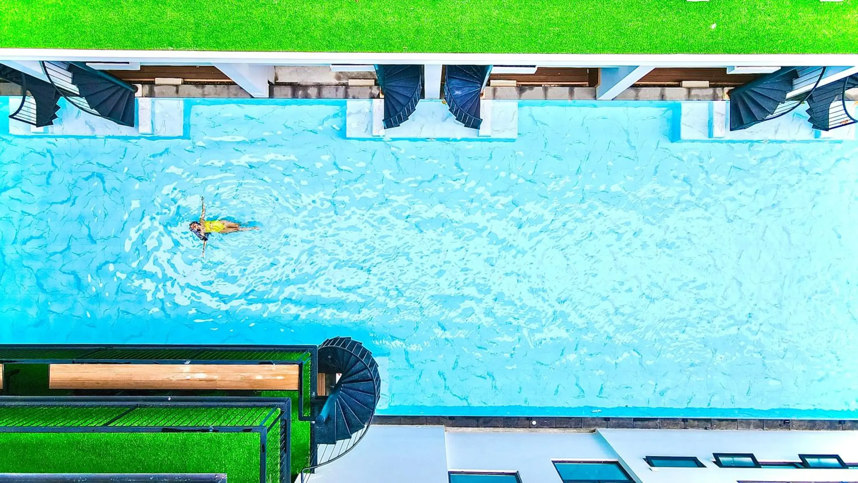 Pool view in Tour De Phuket Hotel - SHA Plus Pool view in Tour De Phuket Hotel - SHA Plus