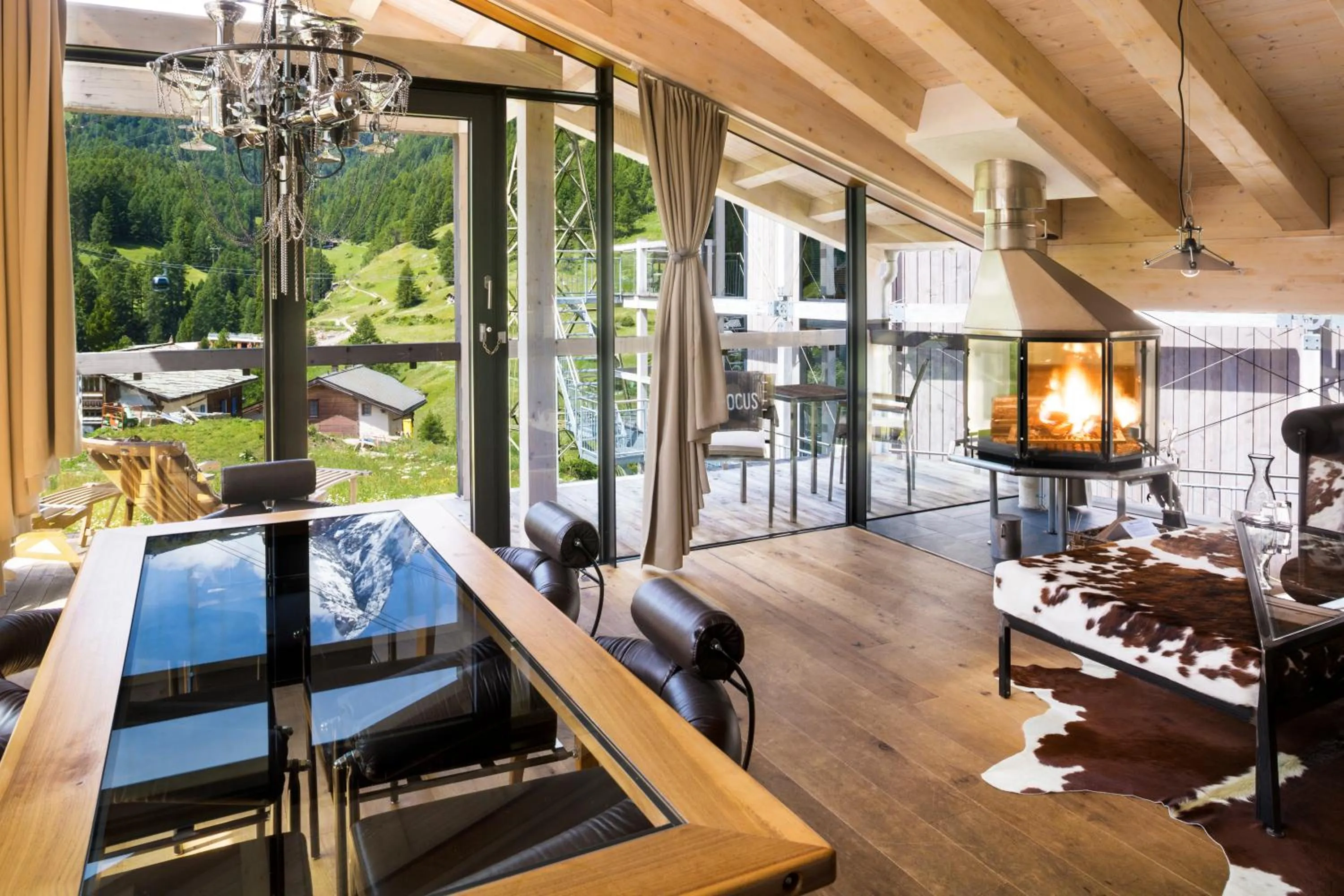 Living room in Matterhorn FOCUS Design Hotel