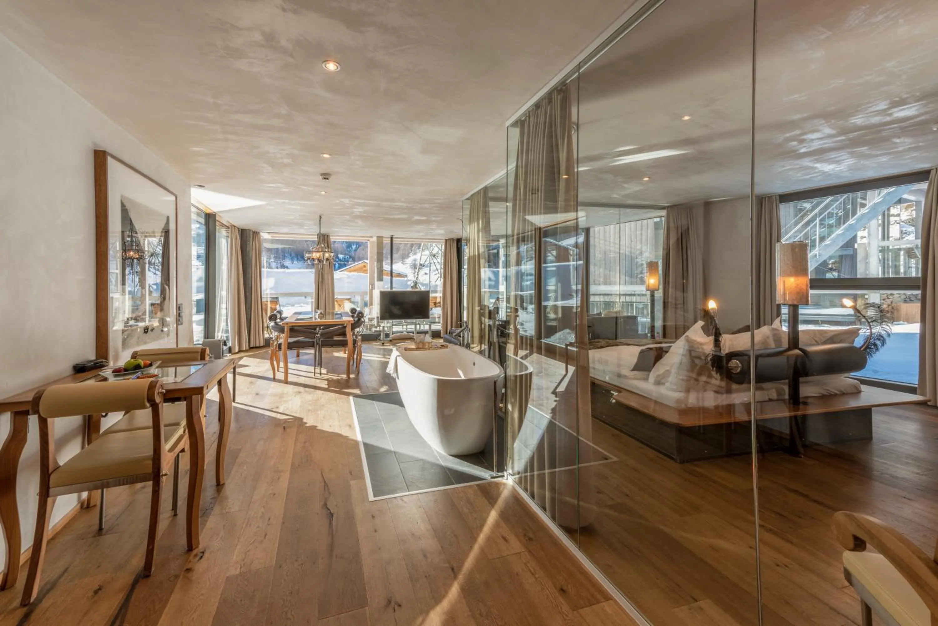 Living room in Matterhorn FOCUS Design Hotel