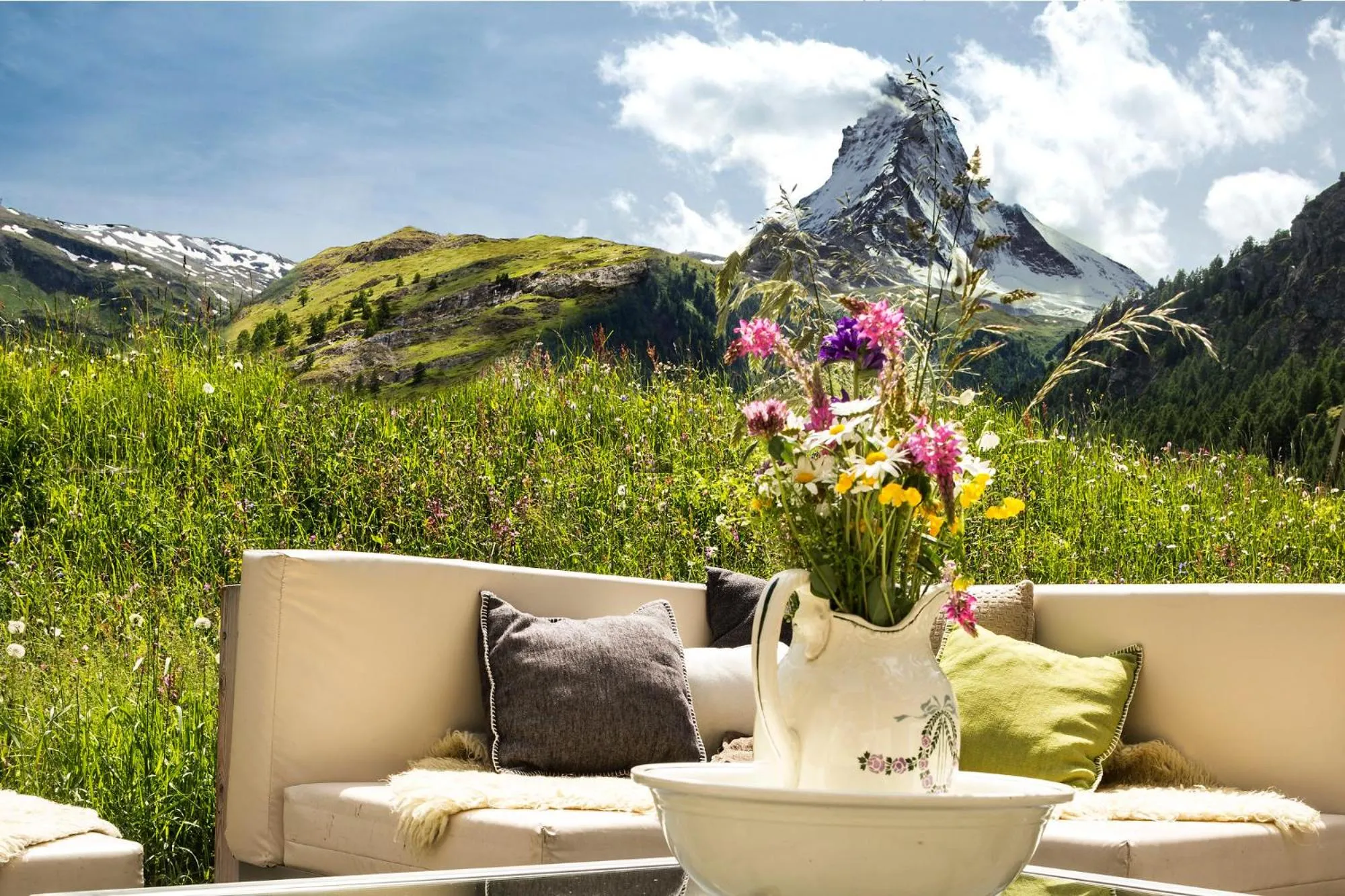 Balcony/Terrace in Matterhorn FOCUS Design Hotel