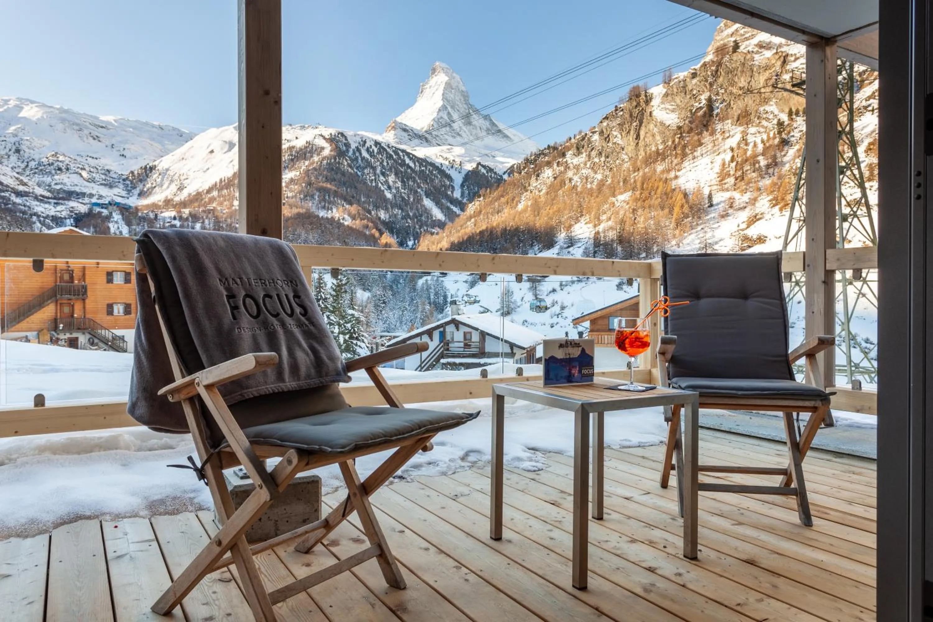 Balcony/Terrace in Matterhorn FOCUS Design Hotel