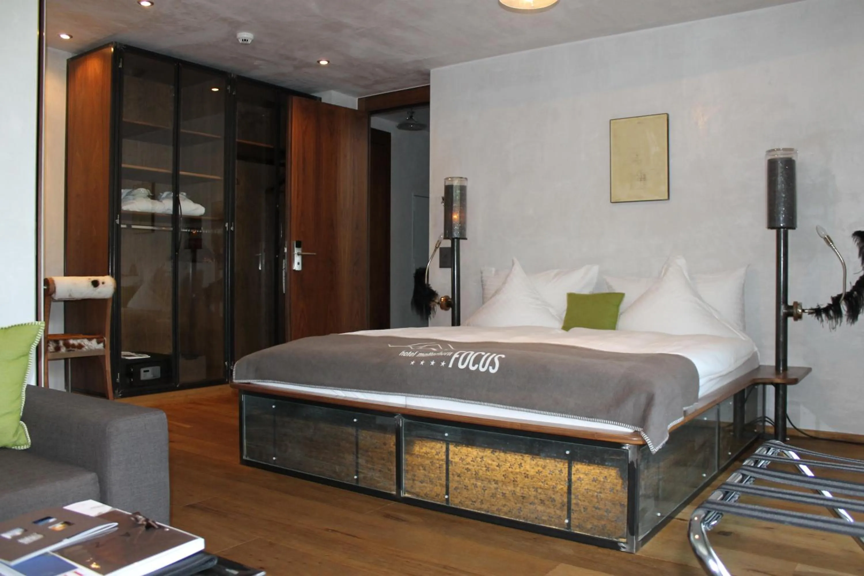 Bed in Matterhorn FOCUS Design Hotel