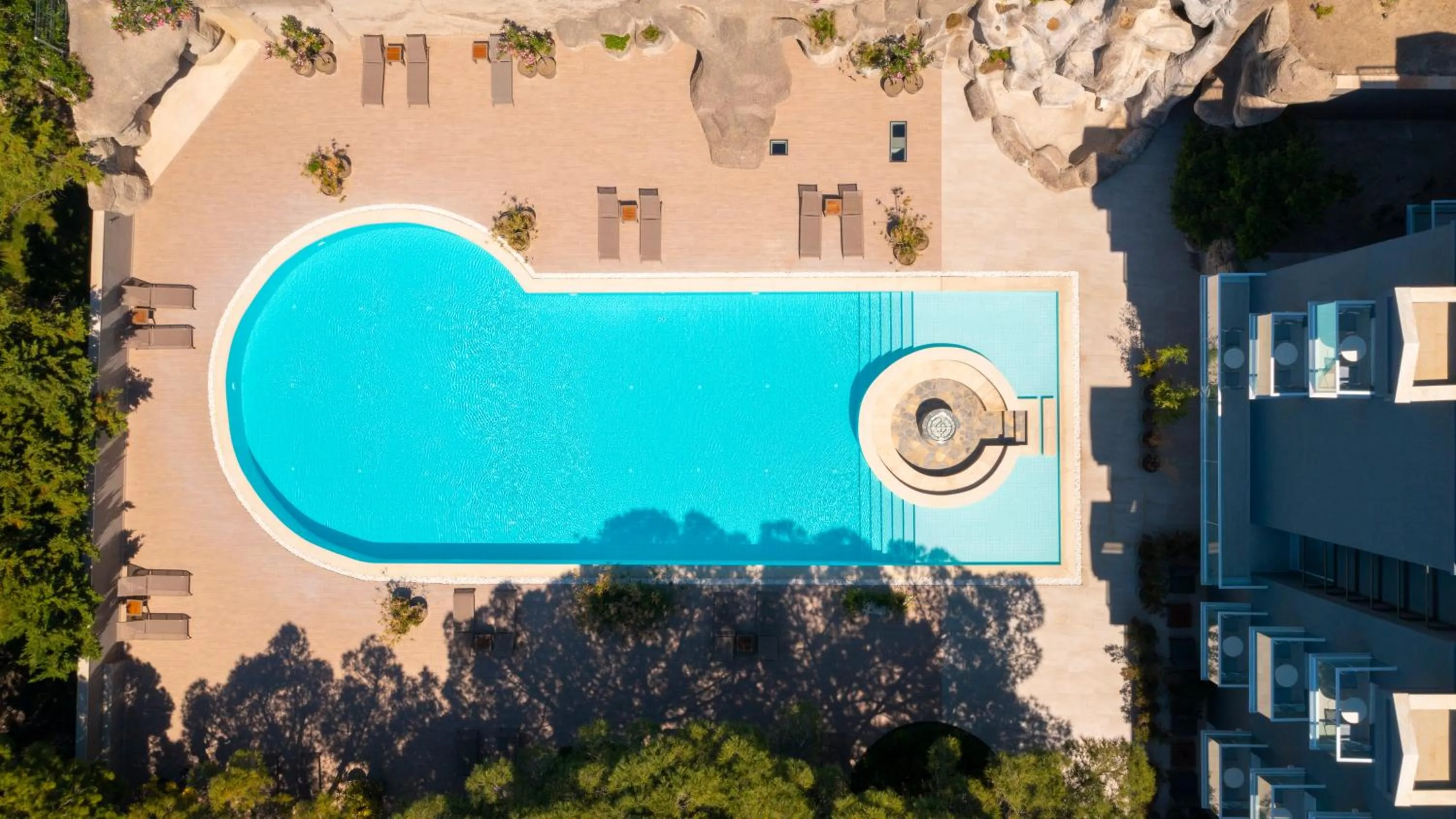 Pool view in AEGEAN Apartments - Çeşme