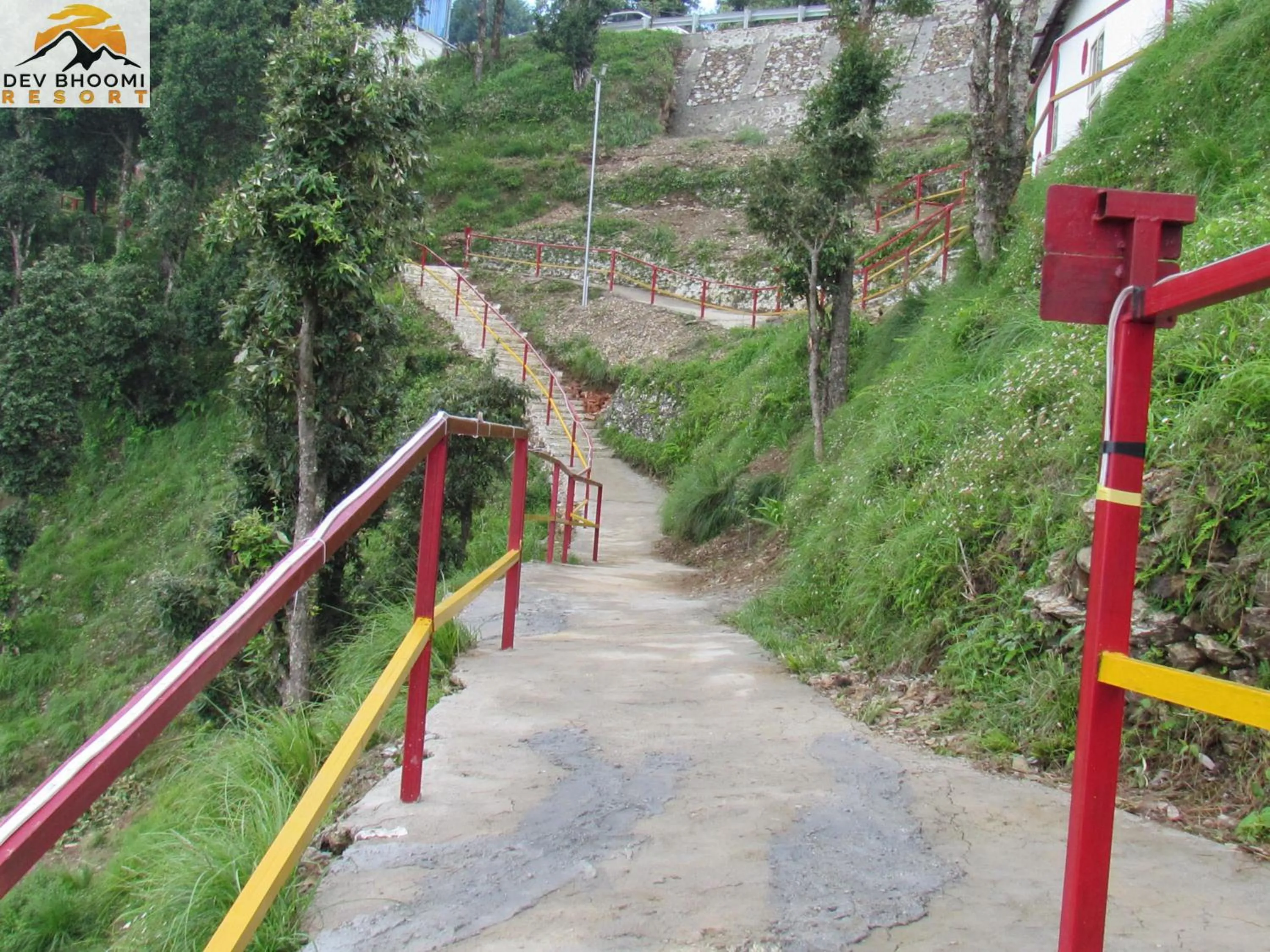 Street view in Dev Bhoomi Resort