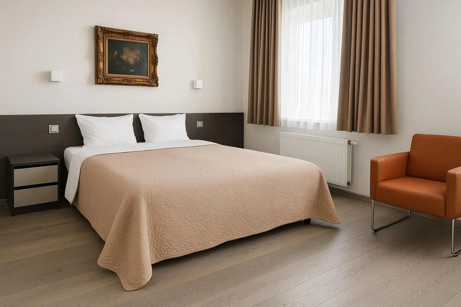 Bed in Hotel Monaco Zeebrugge Beach by Rikas Hotels Bed in Hotel Monaco Zeebrugge Beach by Rikas Hotels