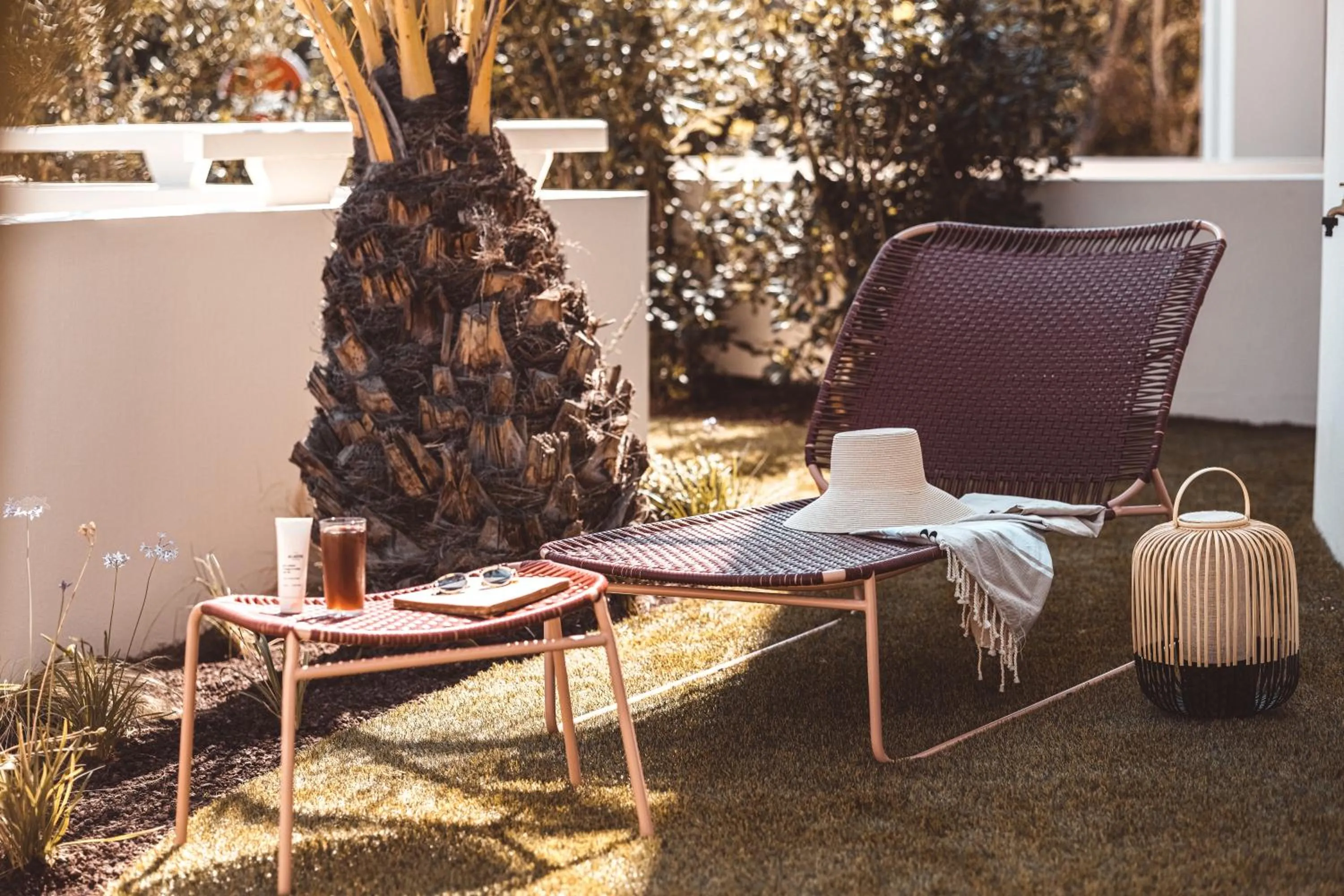 Patio in Le Garage Biarritz Hôtel