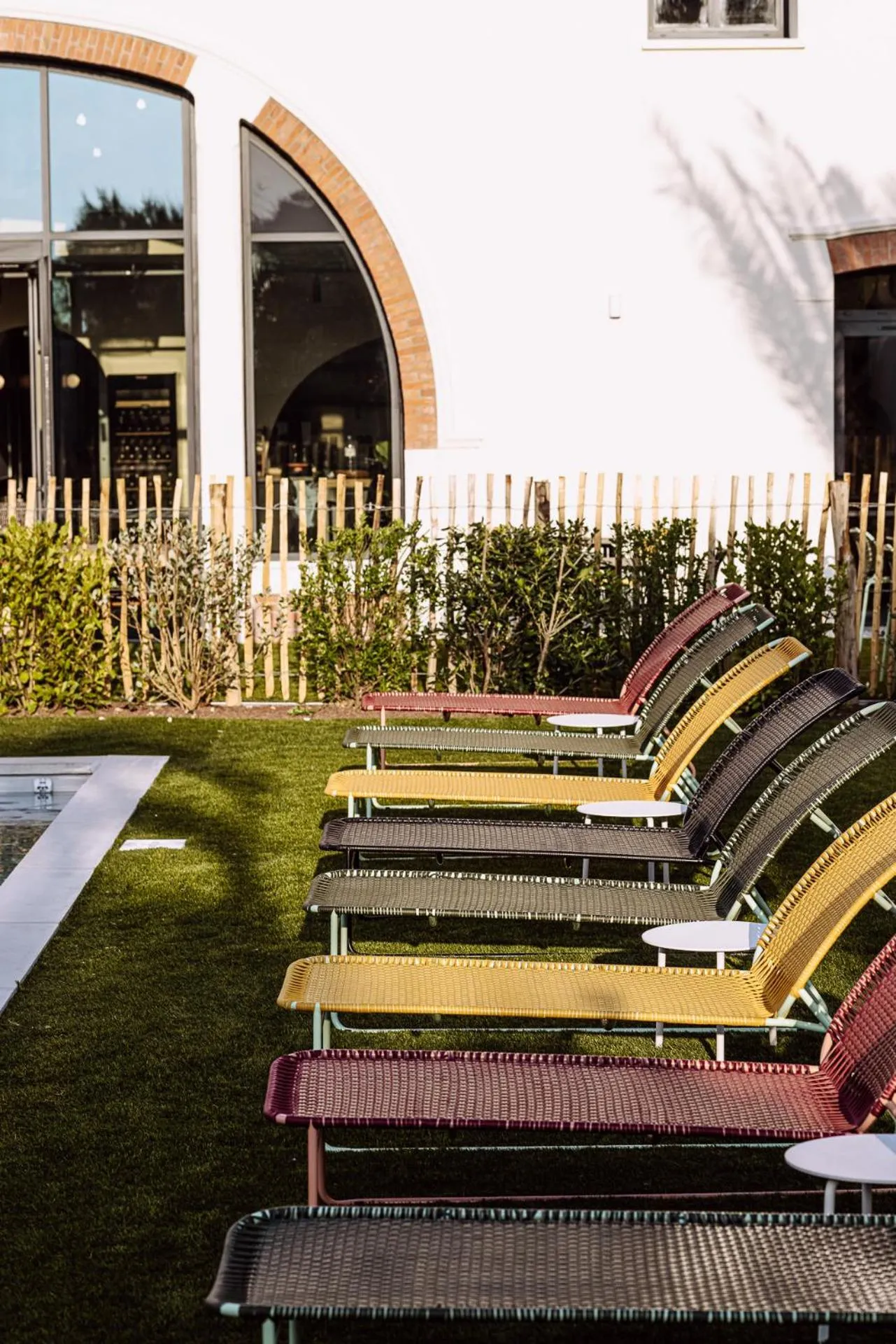 Patio in Le Garage Biarritz Hôtel