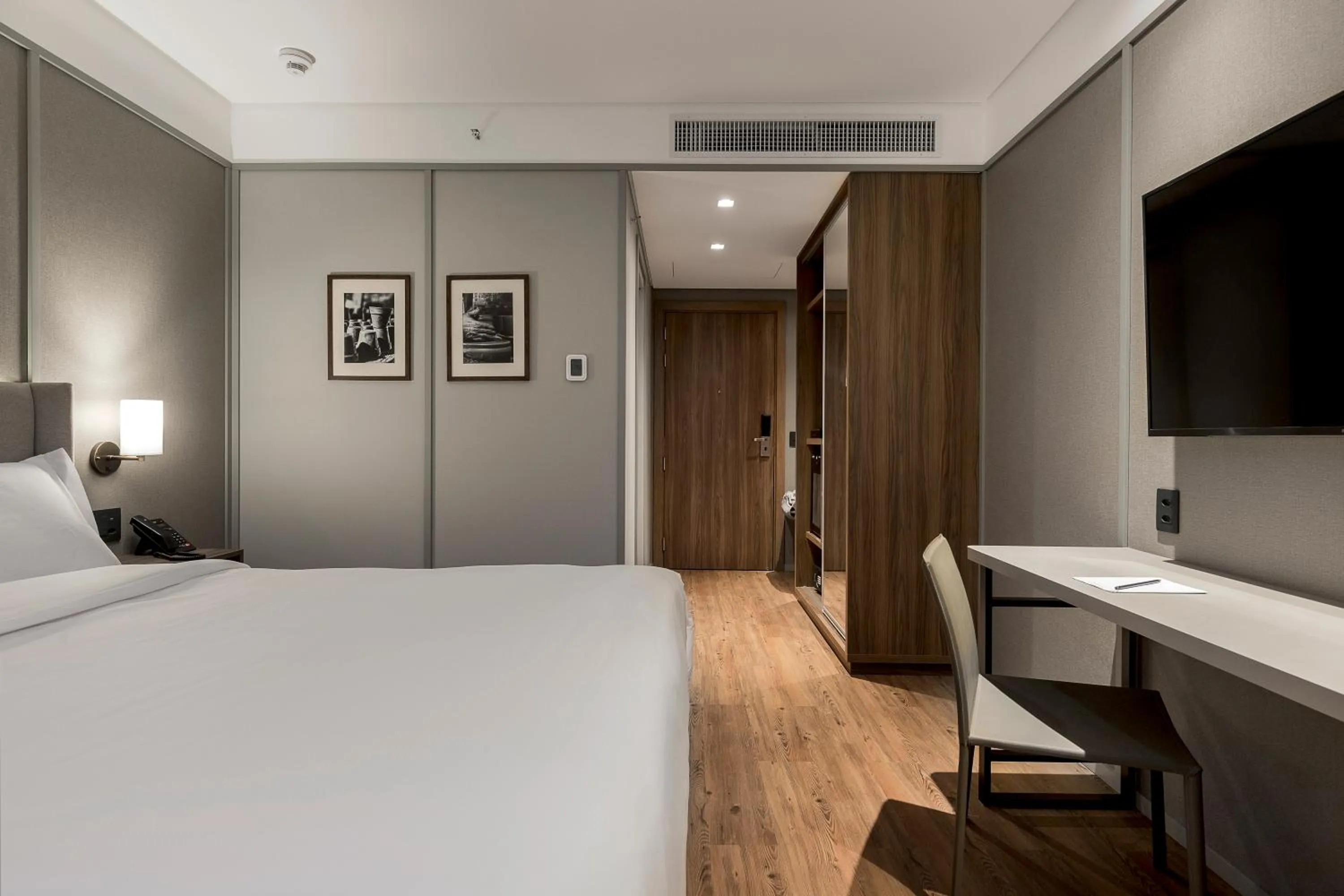 Bed in K-Platz Hotel