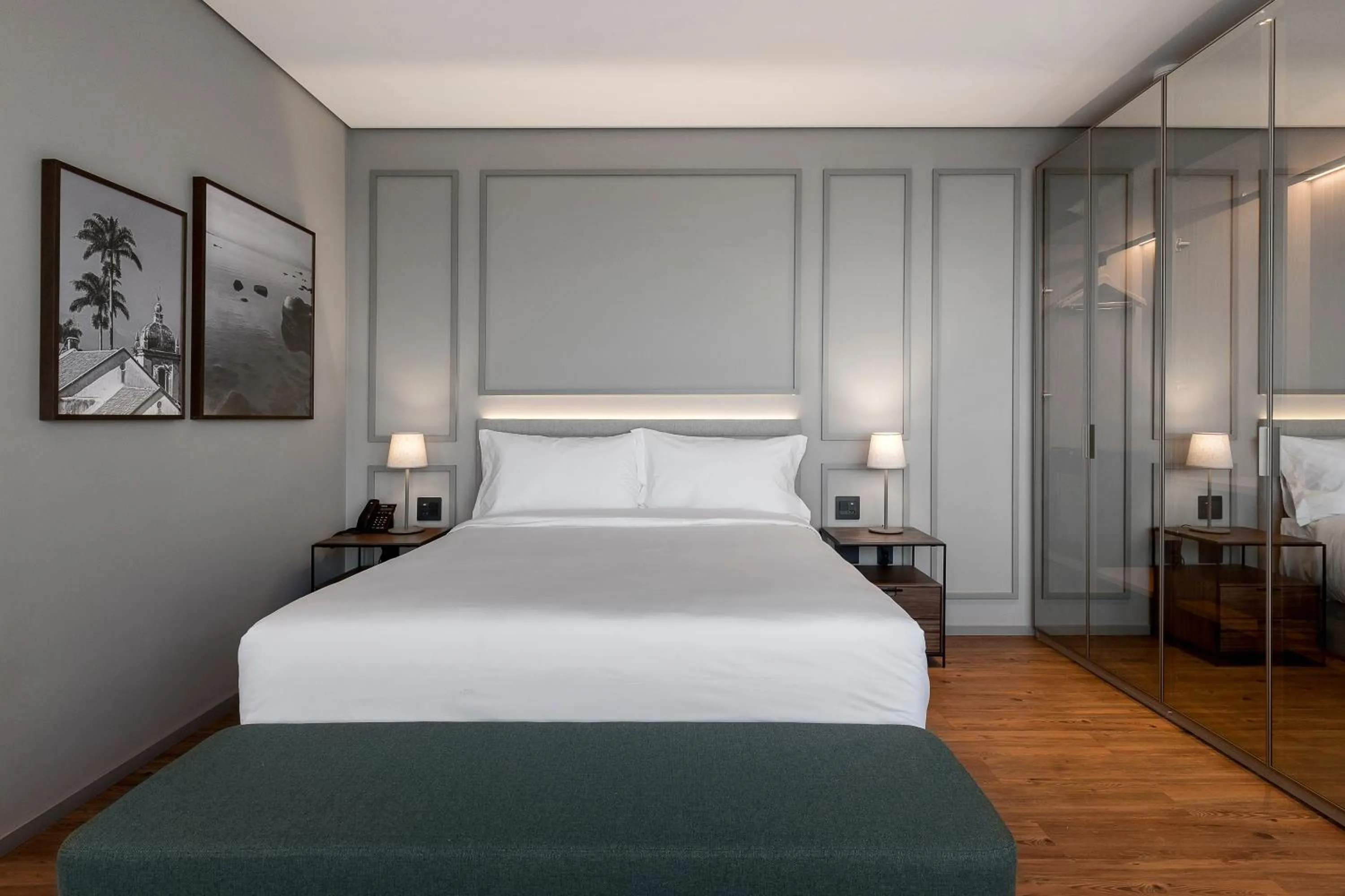 Bed in K-Platz Hotel