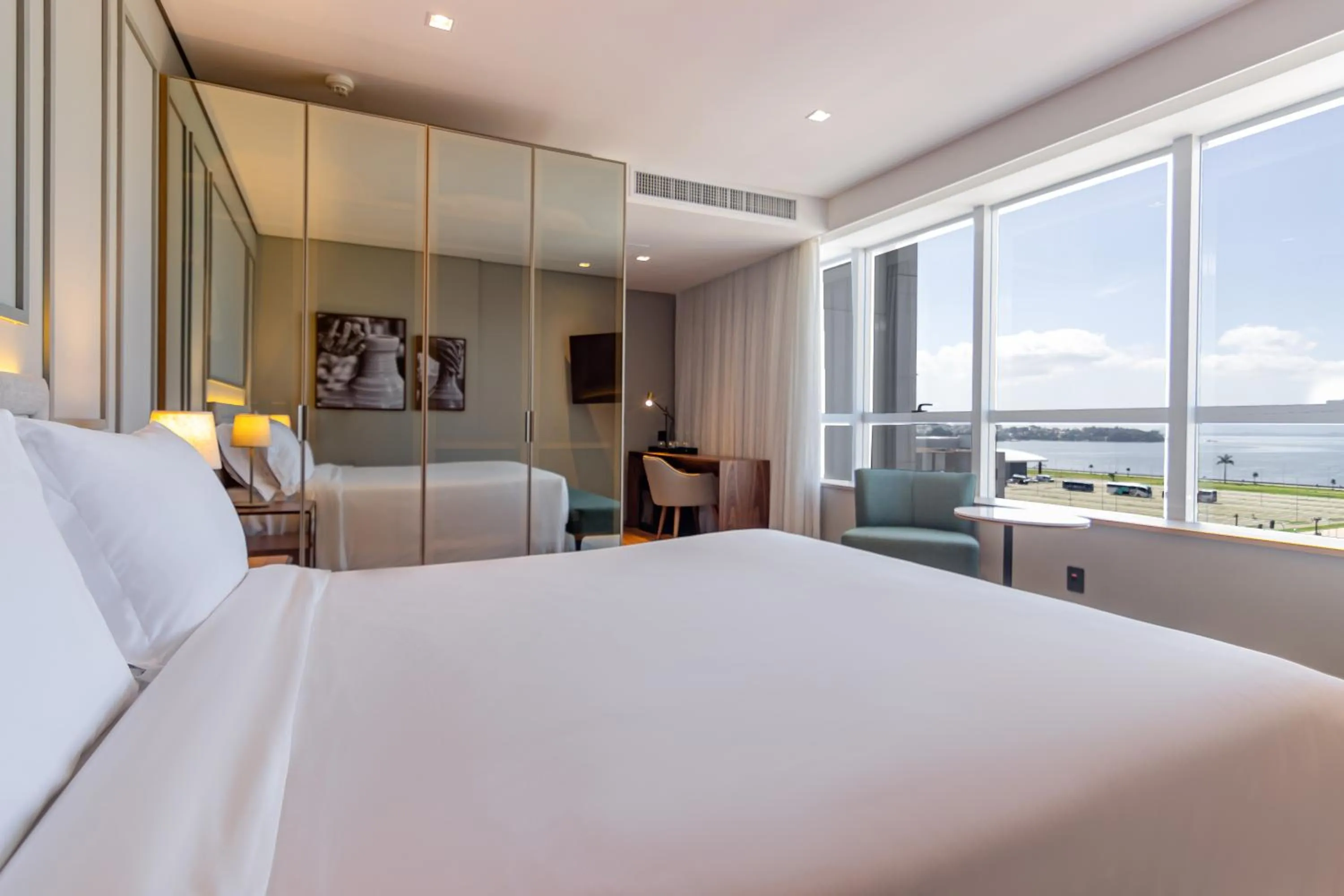 Bed in K-Platz Hotel