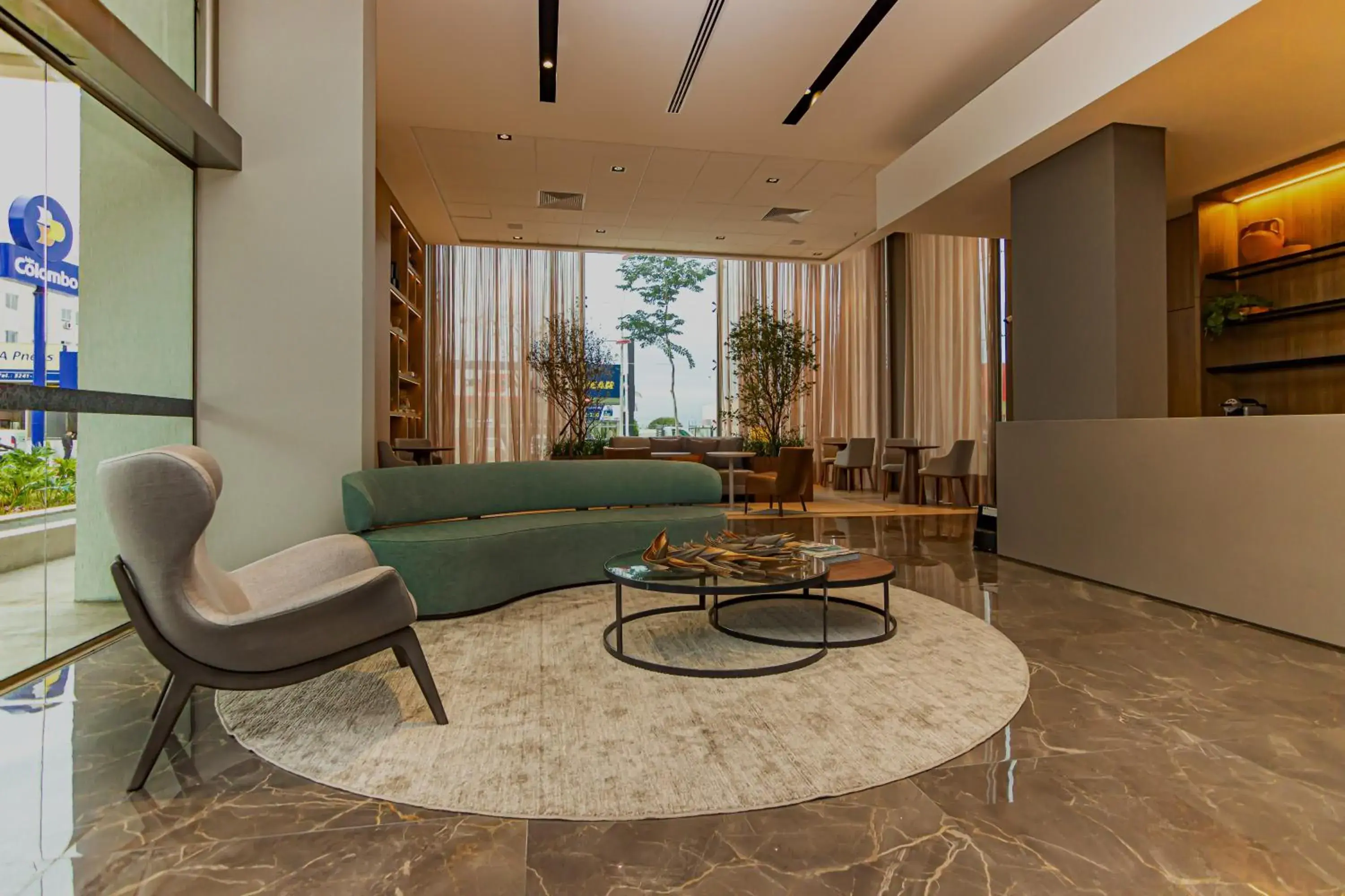 Living room in K-Platz Hotel Living room in K-Platz Hotel