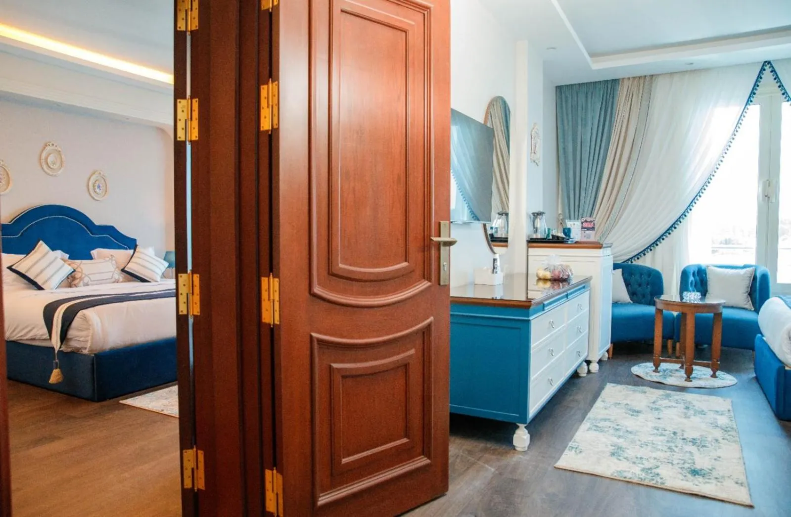 Bed in Nile Transport Hotel