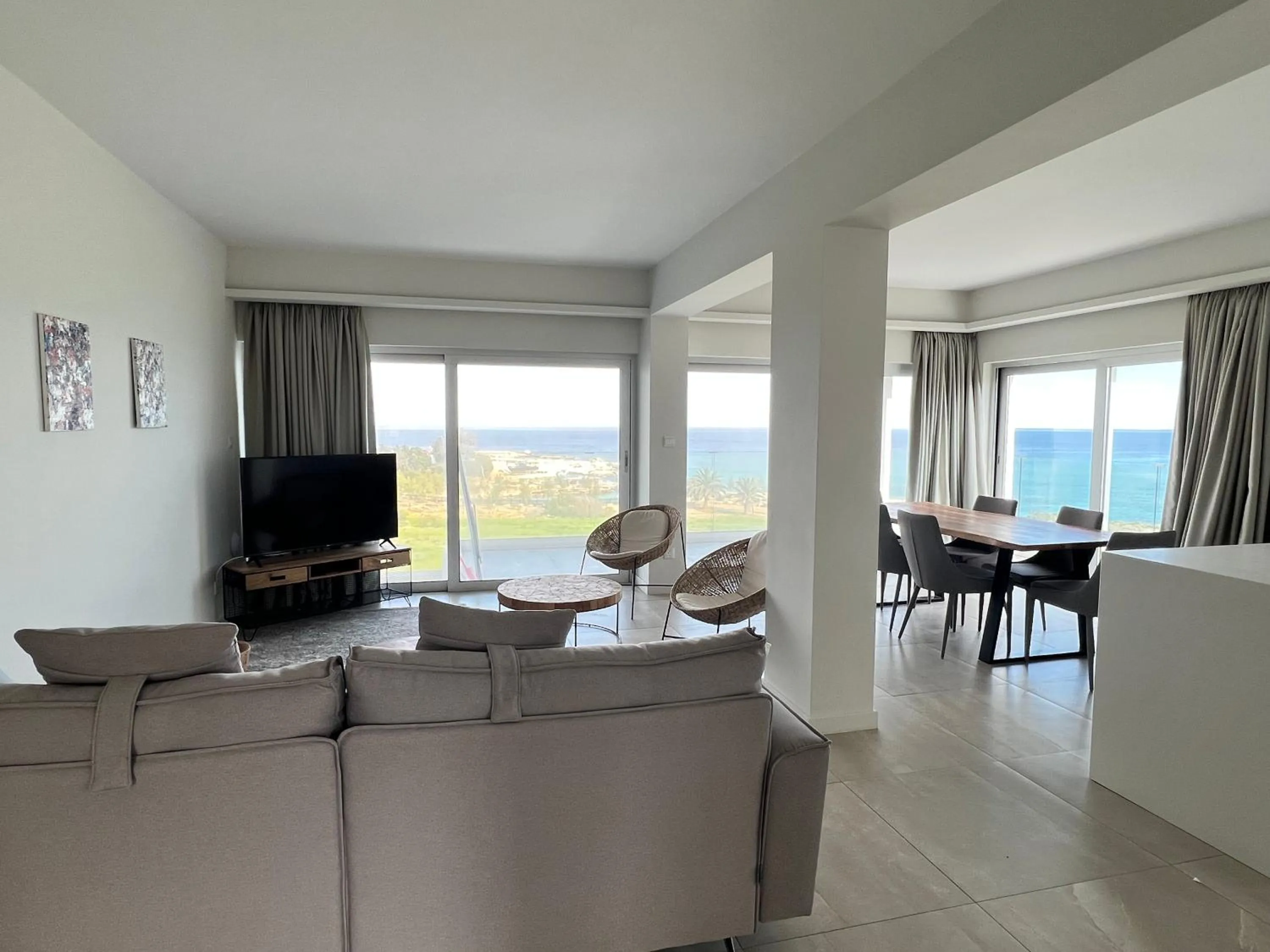 Living room in Emerald Suites