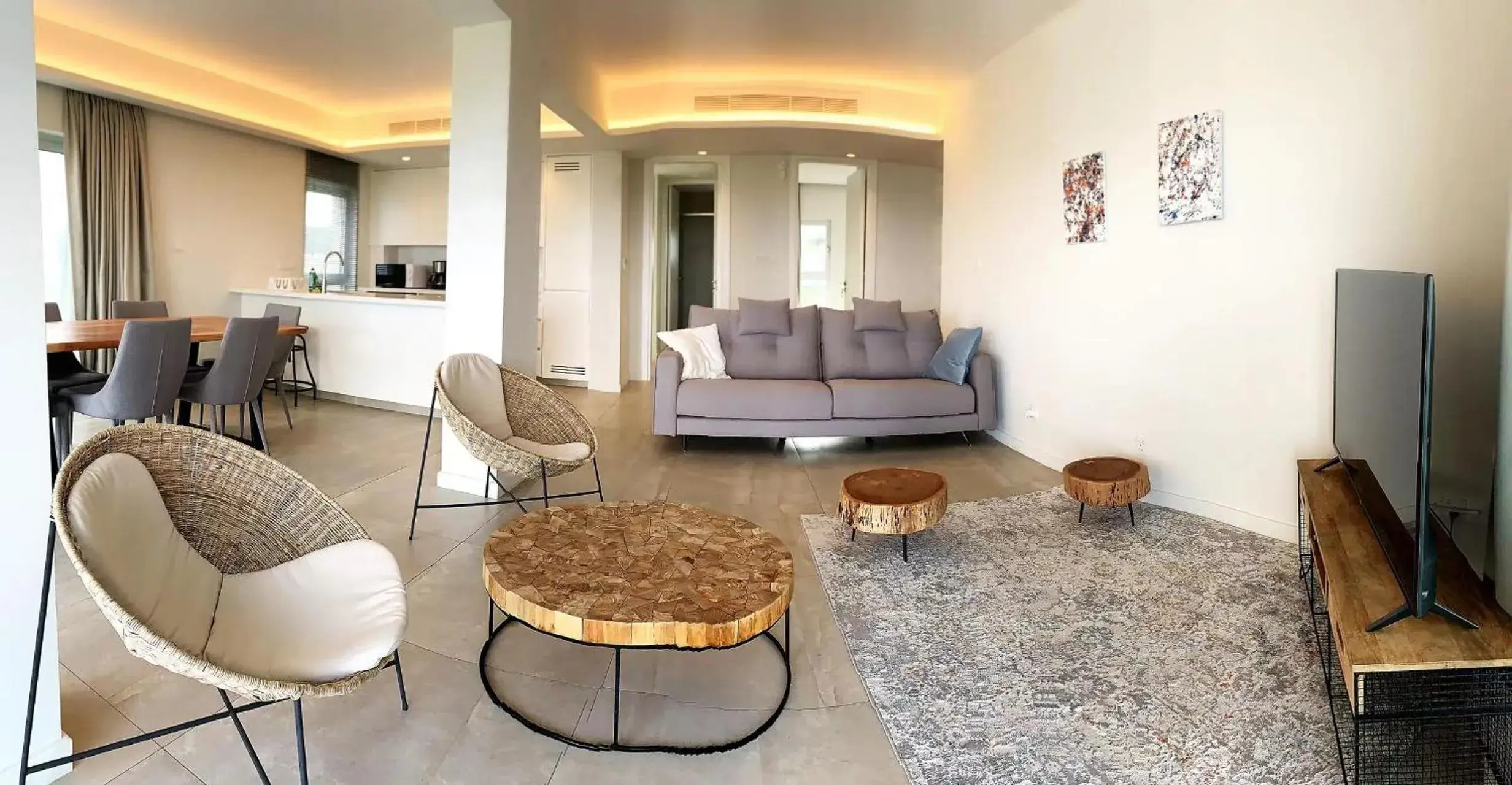 Living room in Emerald Suites Living room in Emerald Suites