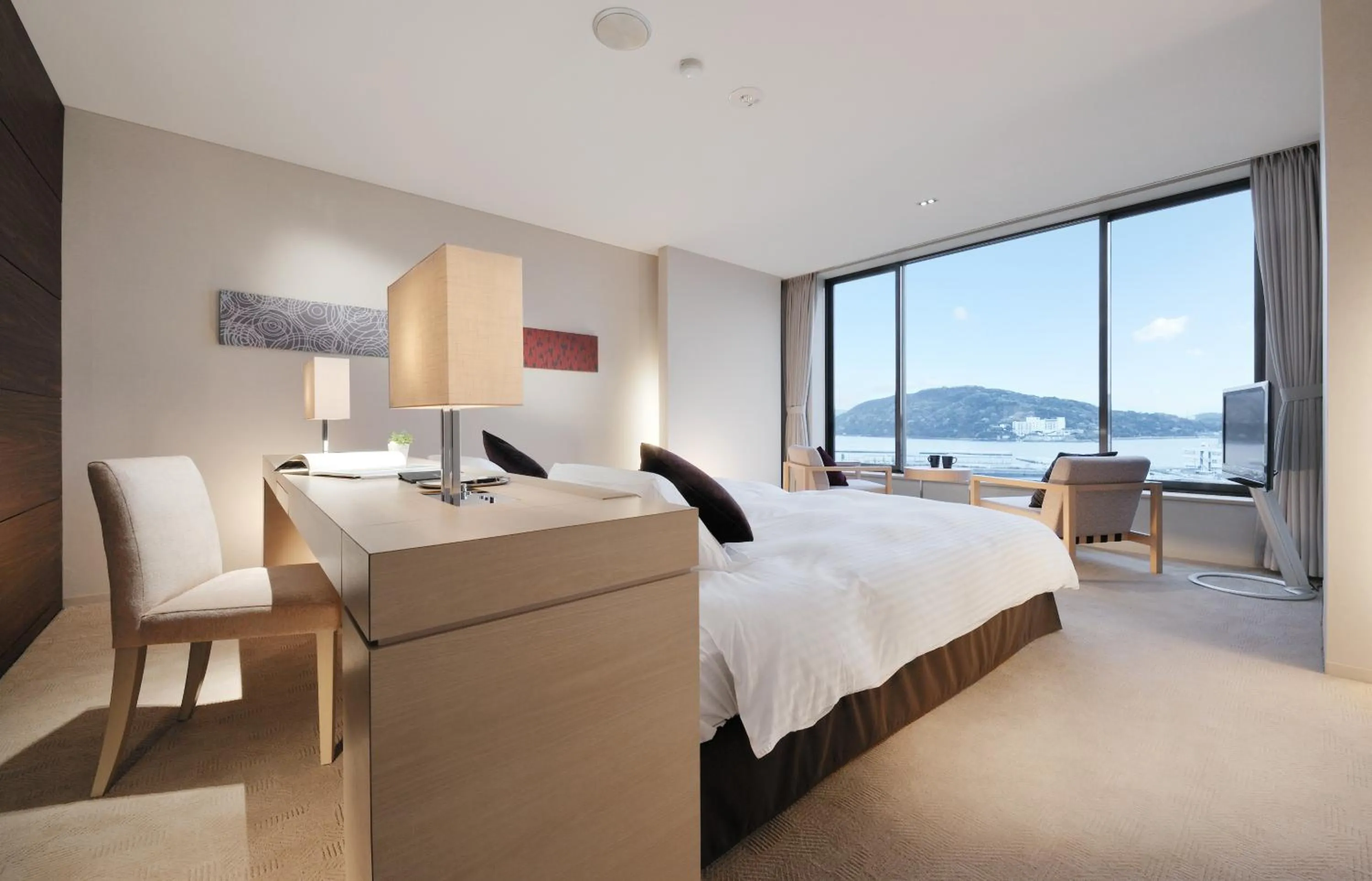 View (from property/room), Bed in Toba International Hotel