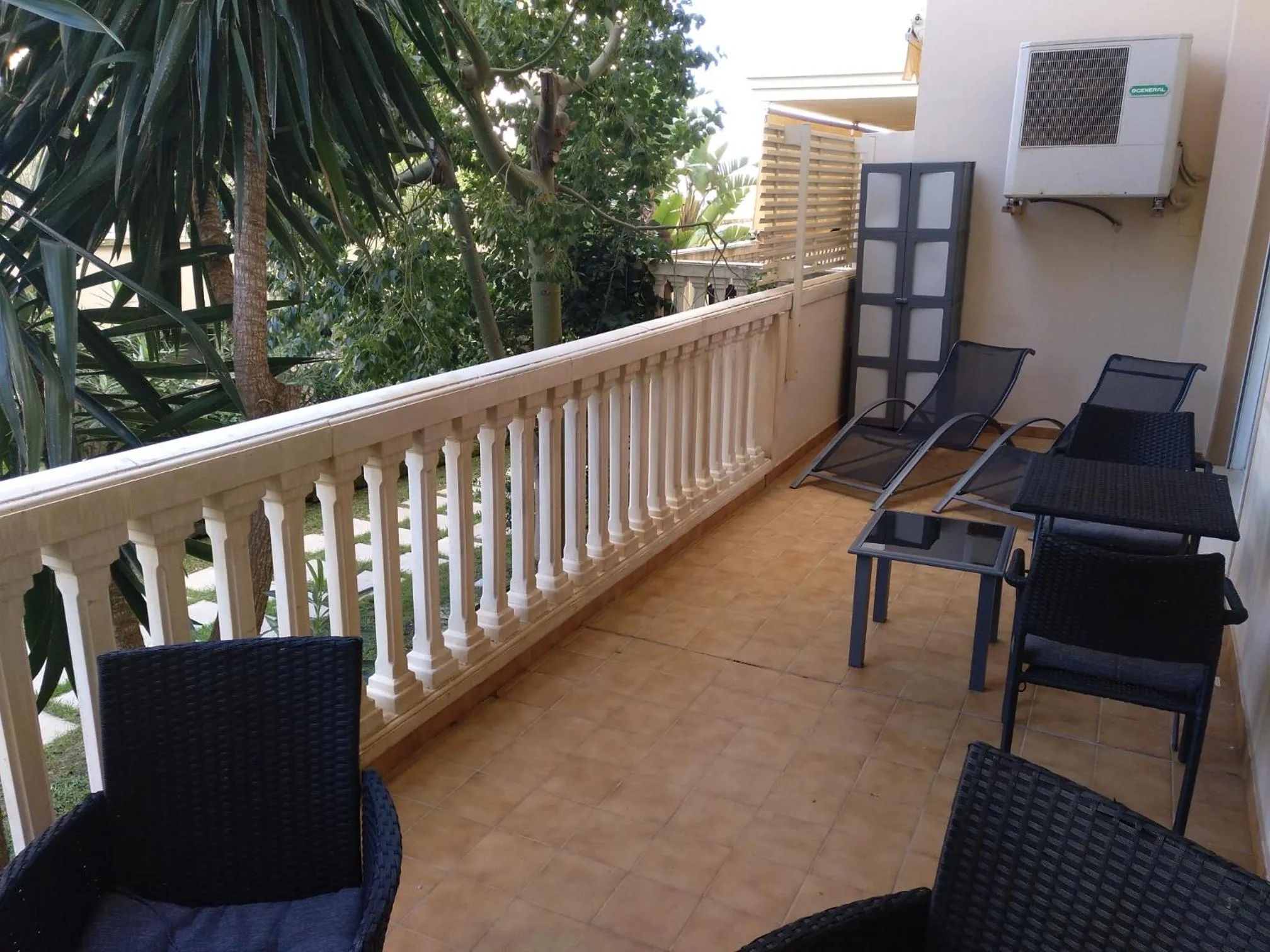 Balcony/Terrace in Ground floor Apartment close to Arenal Javea - 4 pers