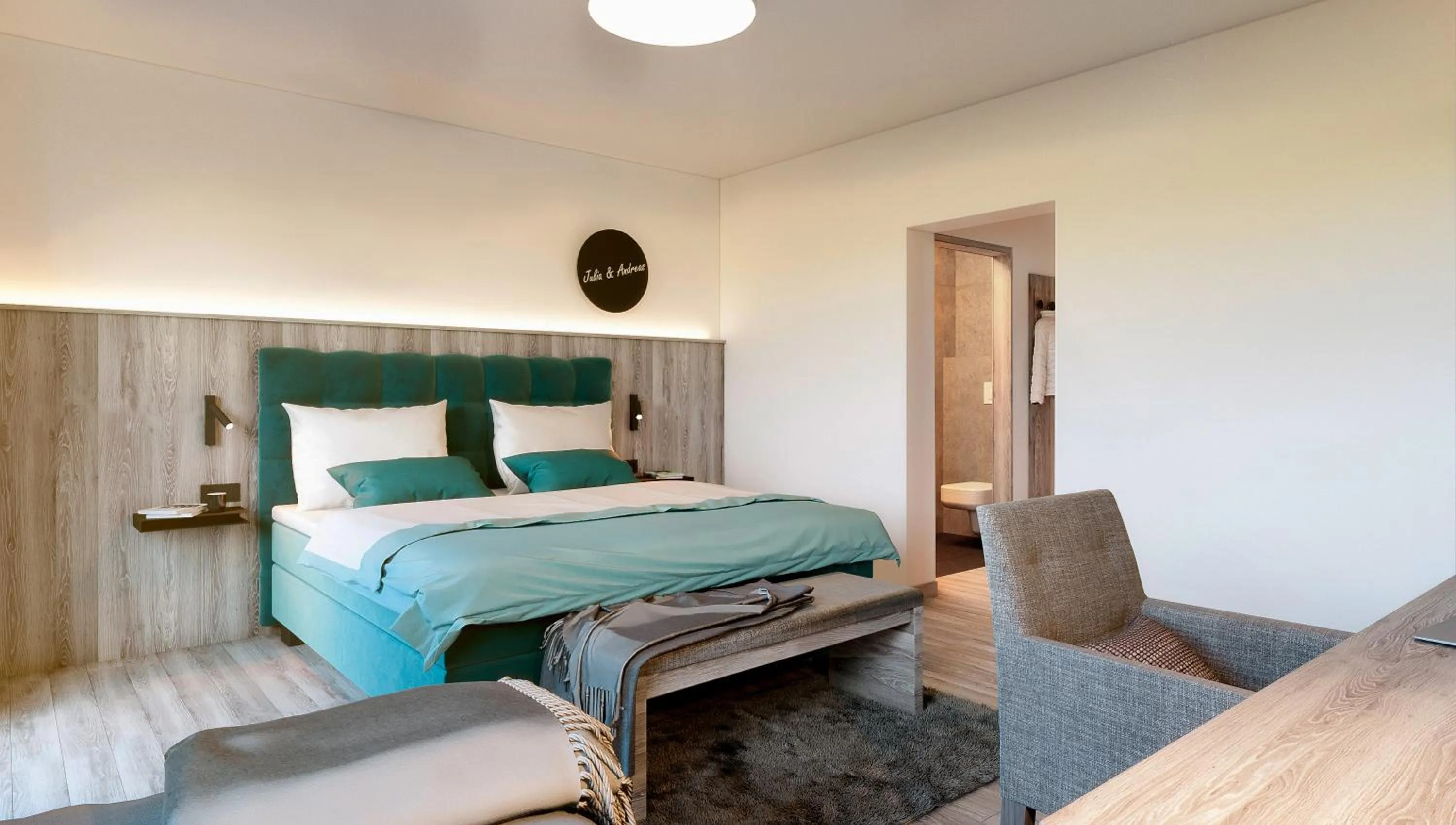 Photo of the whole room, Bed in Der Burgfellnerhof - Adults Only