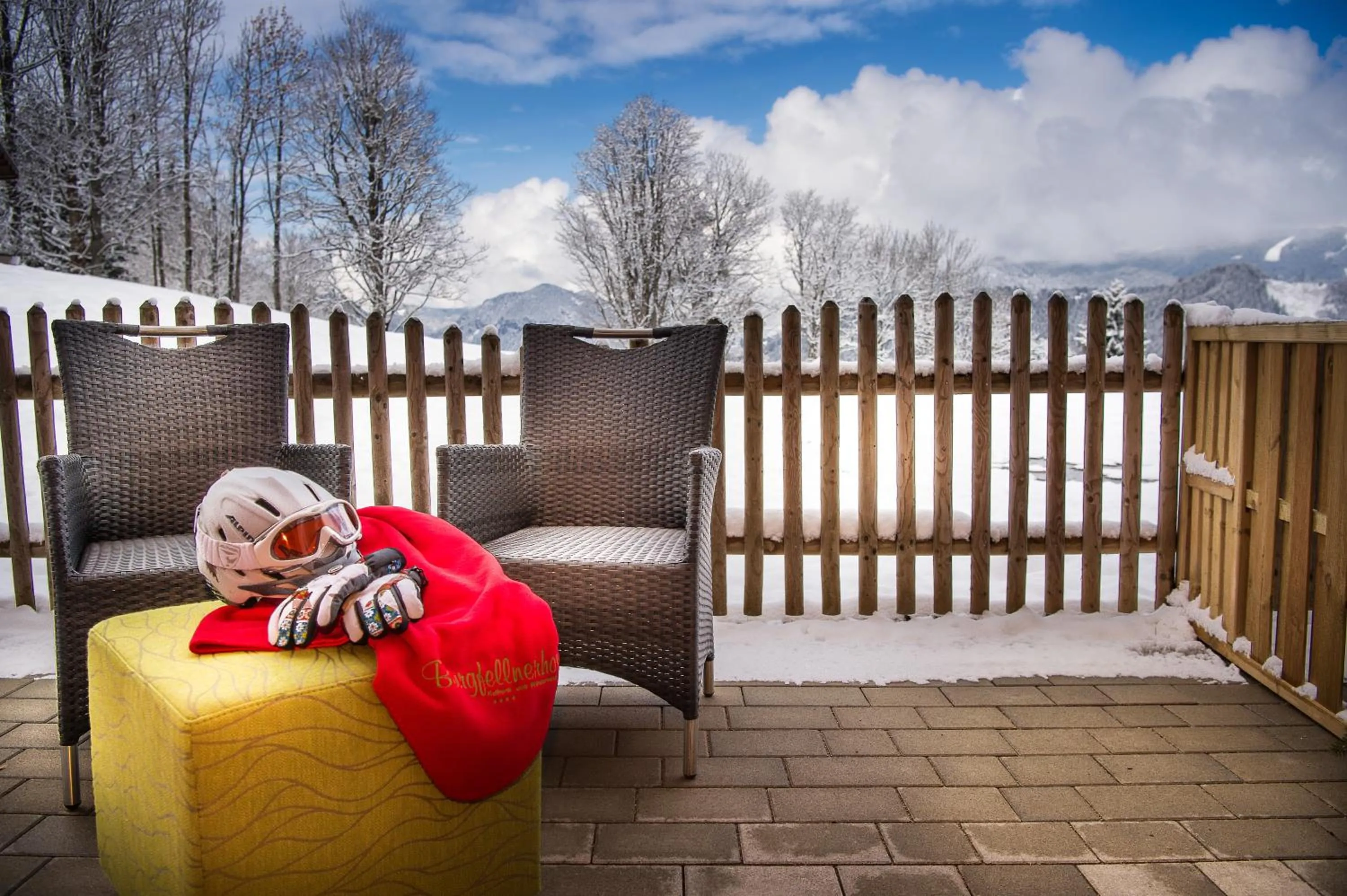 Patio in Der Burgfellnerhof - Adults Only