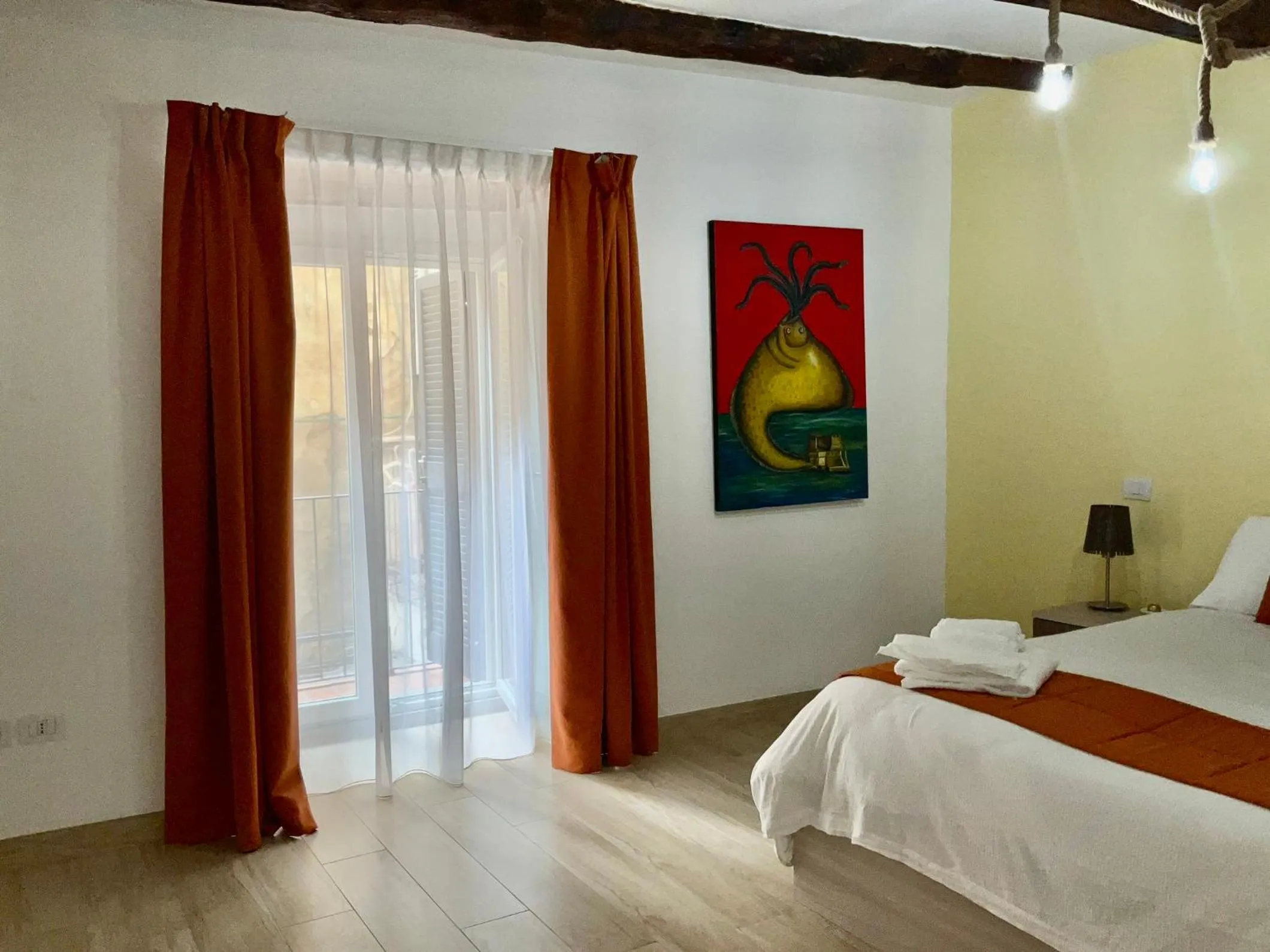 Bedroom, Bed in 'A Room de' Scugnizzi