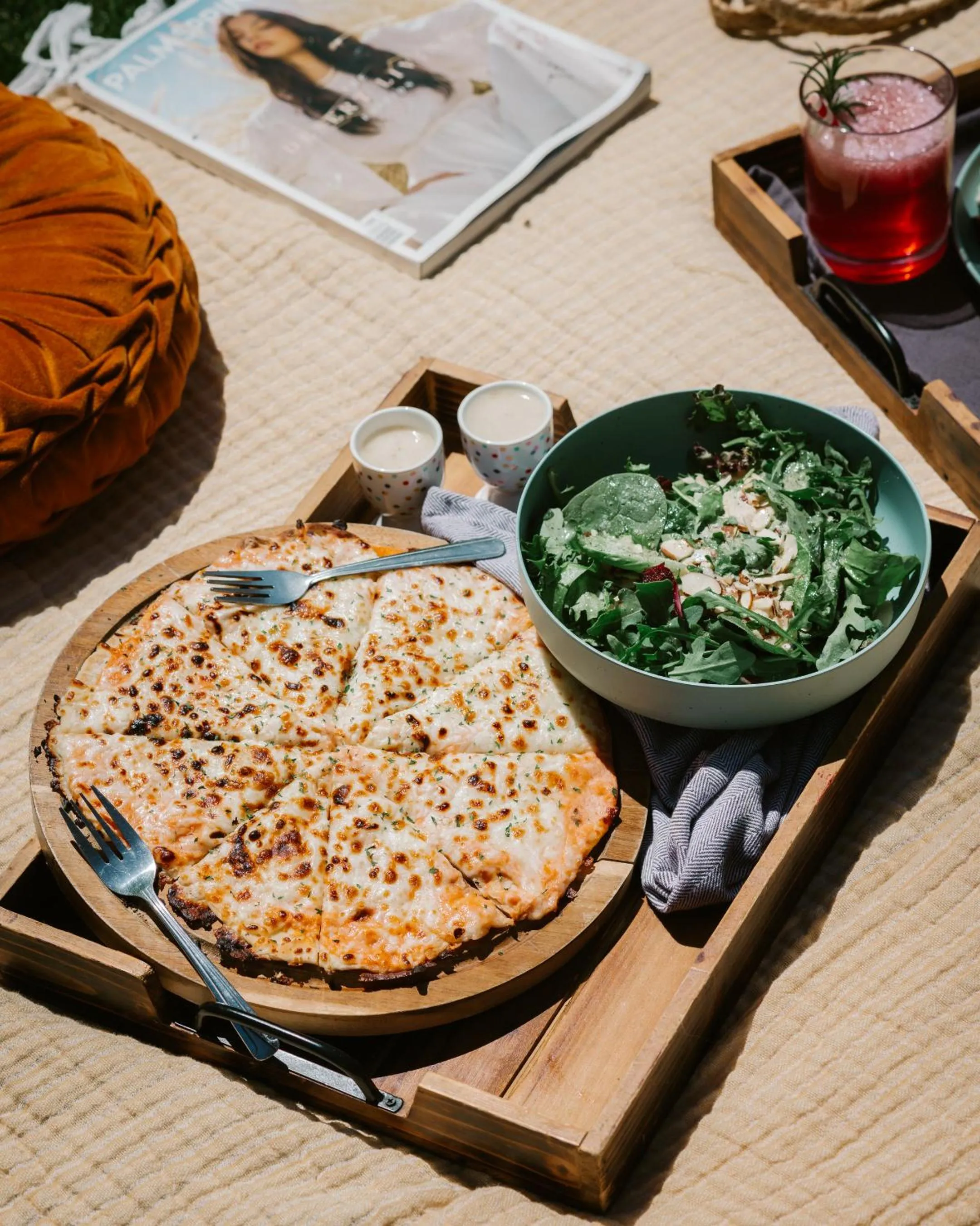 Food and drinks in The Good House- Hot Spring Hideaway