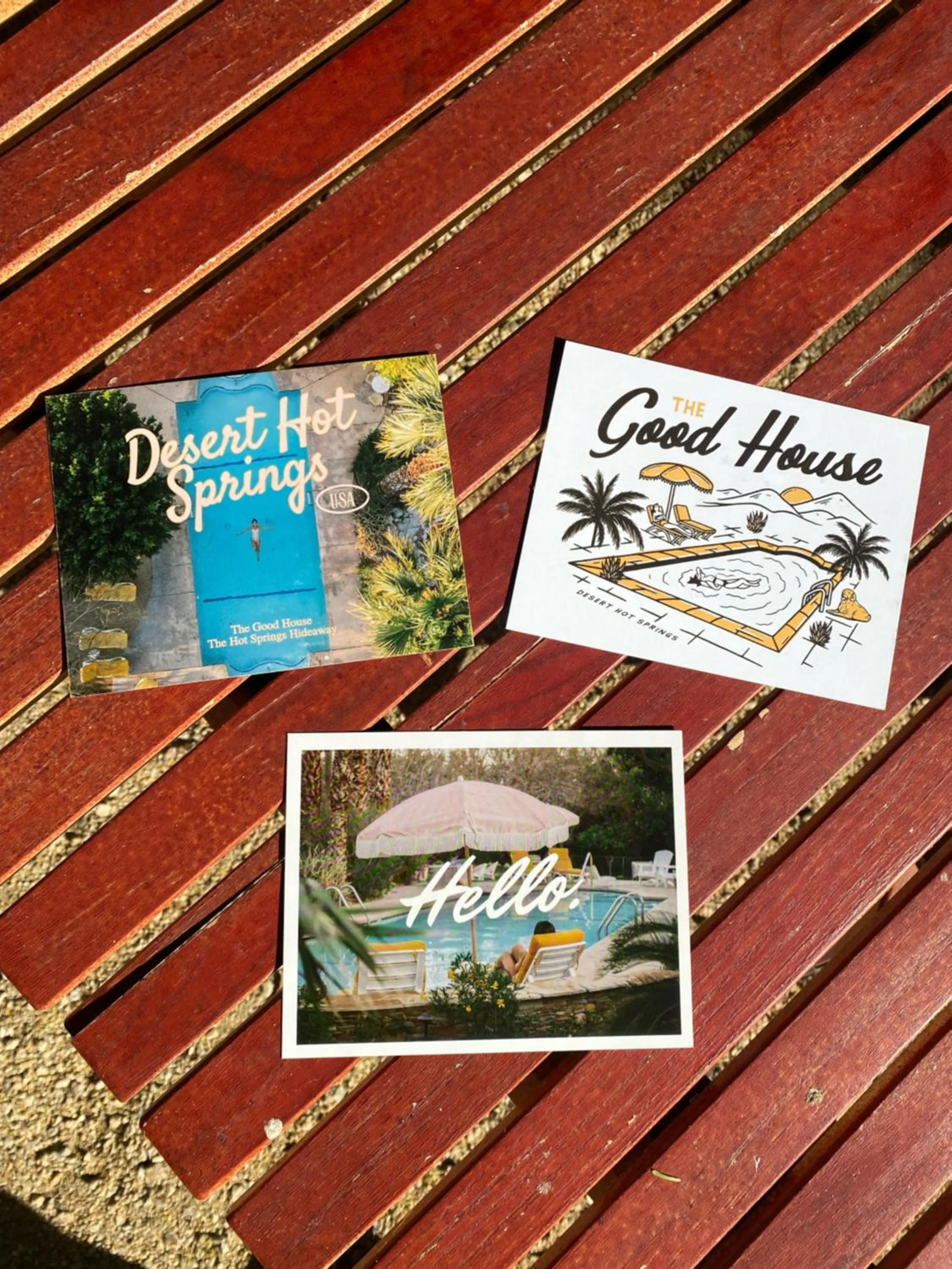 Text overlay in The Good House- Hot Spring Hideaway
